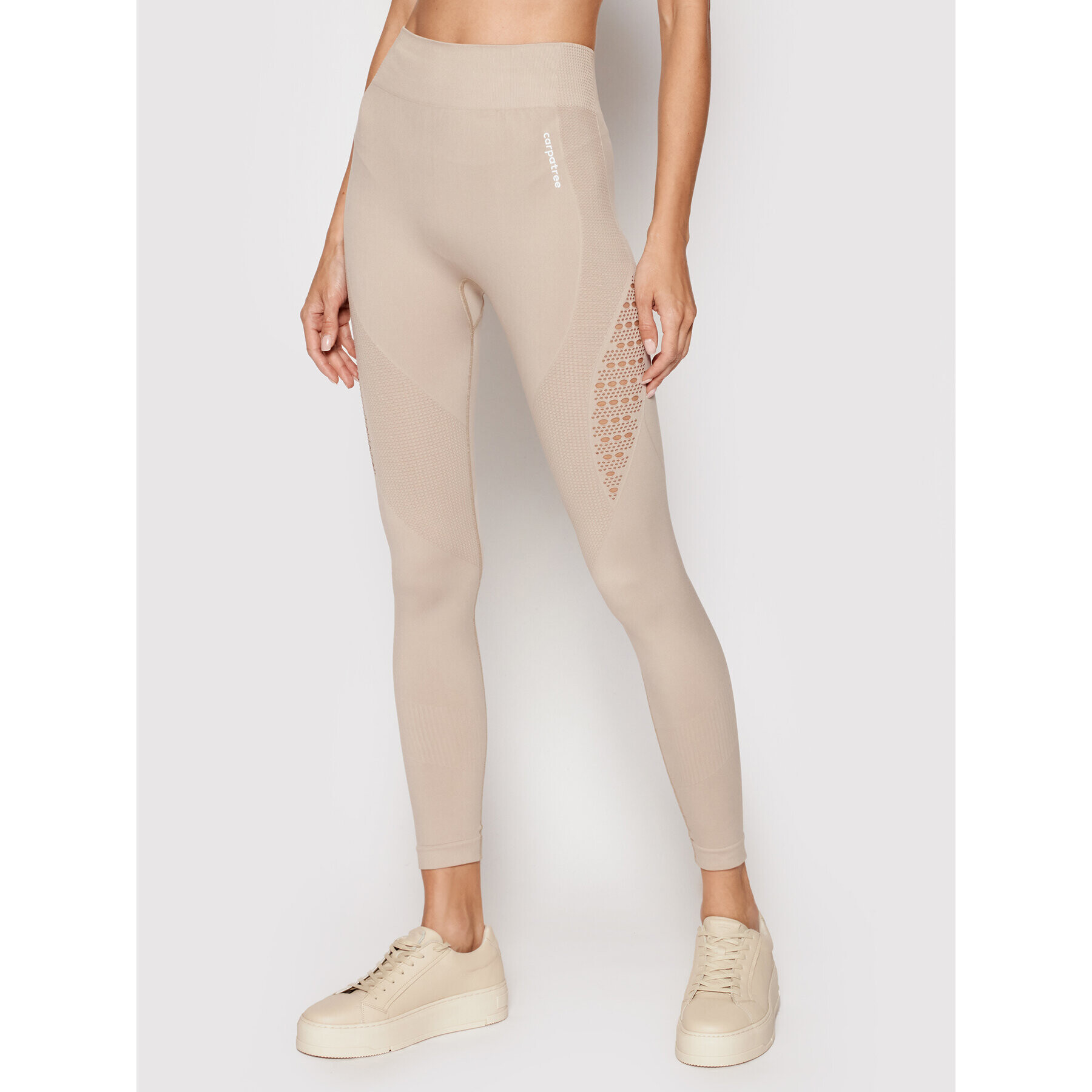 Carpatree Leggings Phase CP-PSL-LA Bézs Slim Fit - Pepit.hu