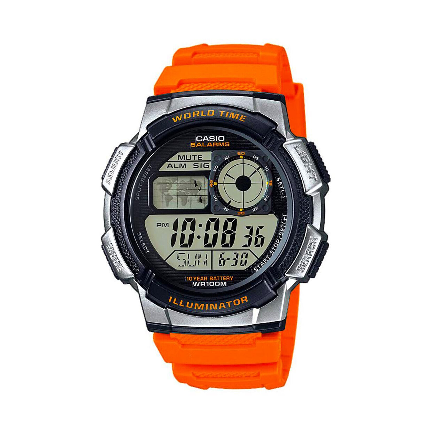 Casio Karóra AE-1000W-4BVEF Narancssárga - Pepit.hu