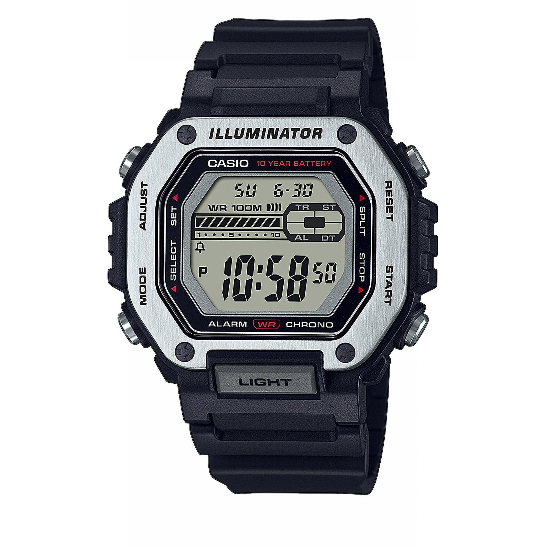 Casio Karóra Digital MWD-110H-1AVEF Fekete - Pepit.hu