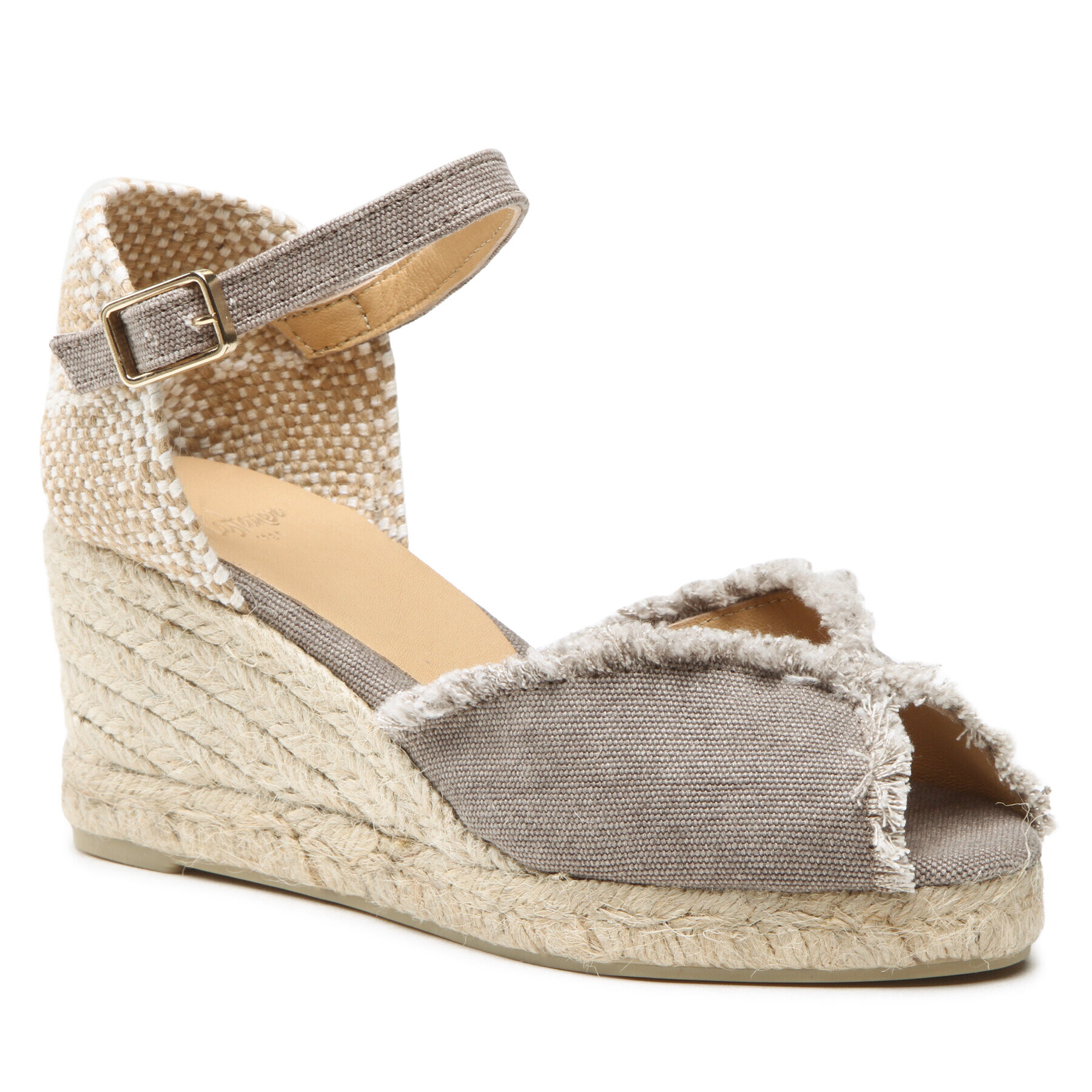 Castañer Espadrilles Betina/6/002 022985-105 Ezüst - Pepit.hu