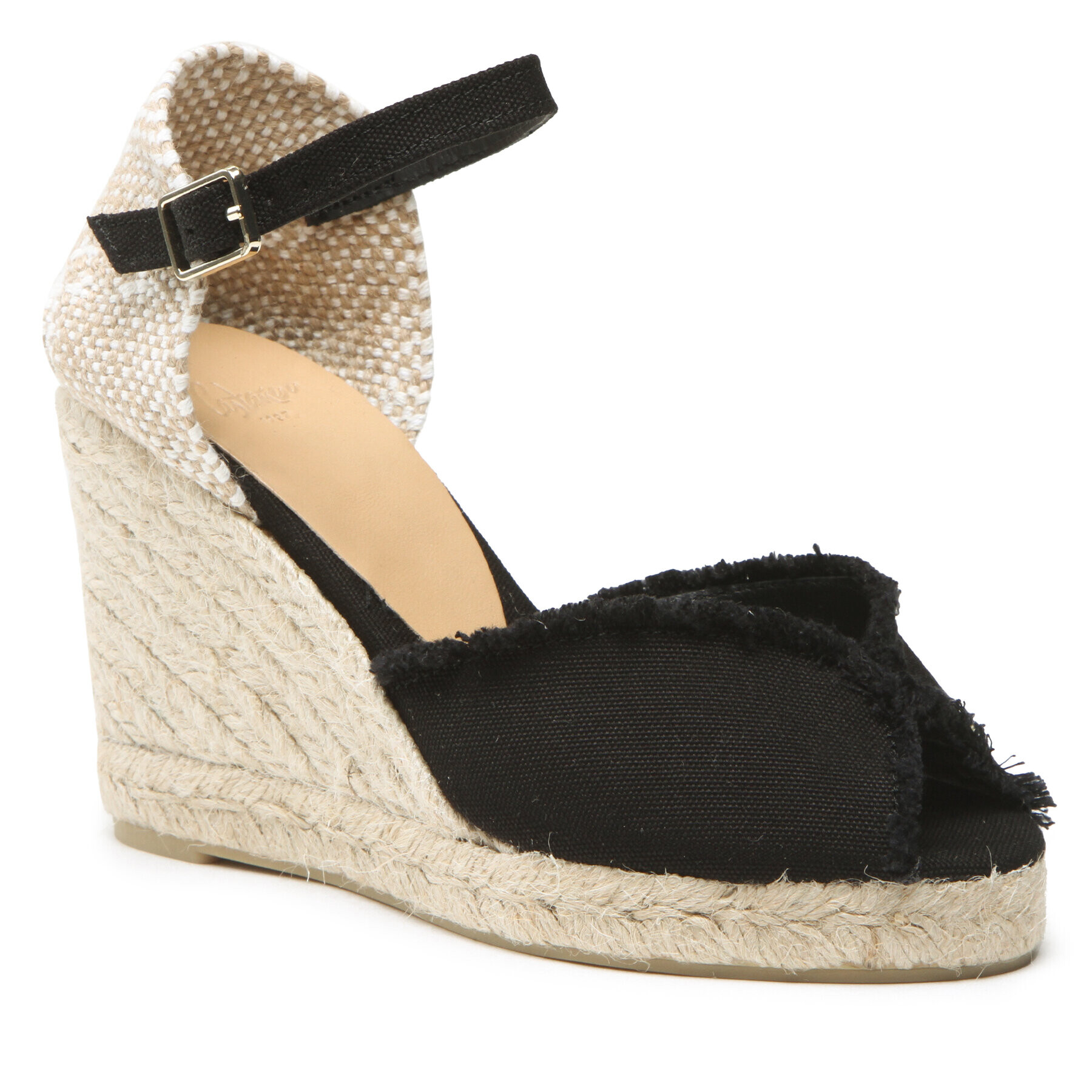 Castañer Espadrilles Betina/8/001 022989-100 Fekete - Pepit.hu