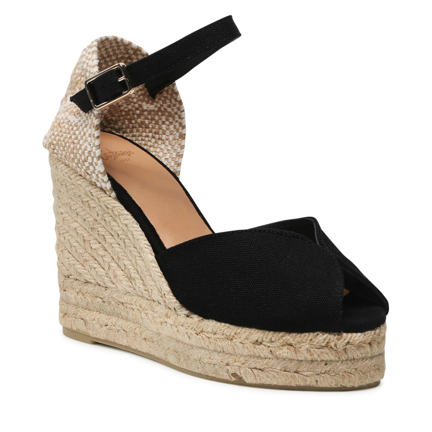 Castañer Espadrilles Bianca/8ED/001 02223-100 Fekete - Pepit.hu