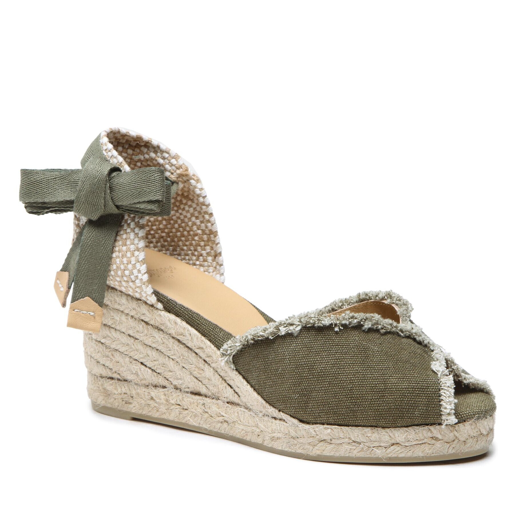 Castañer Espadrilles Brianda/6/002 022993-414 Zöld - Pepit.hu