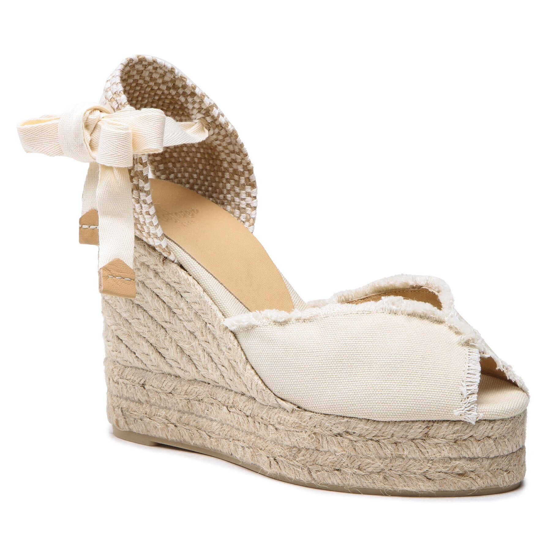 Castañer Espadrilles Brianda/8ed/001 022992-203 Fehér - Pepit.hu