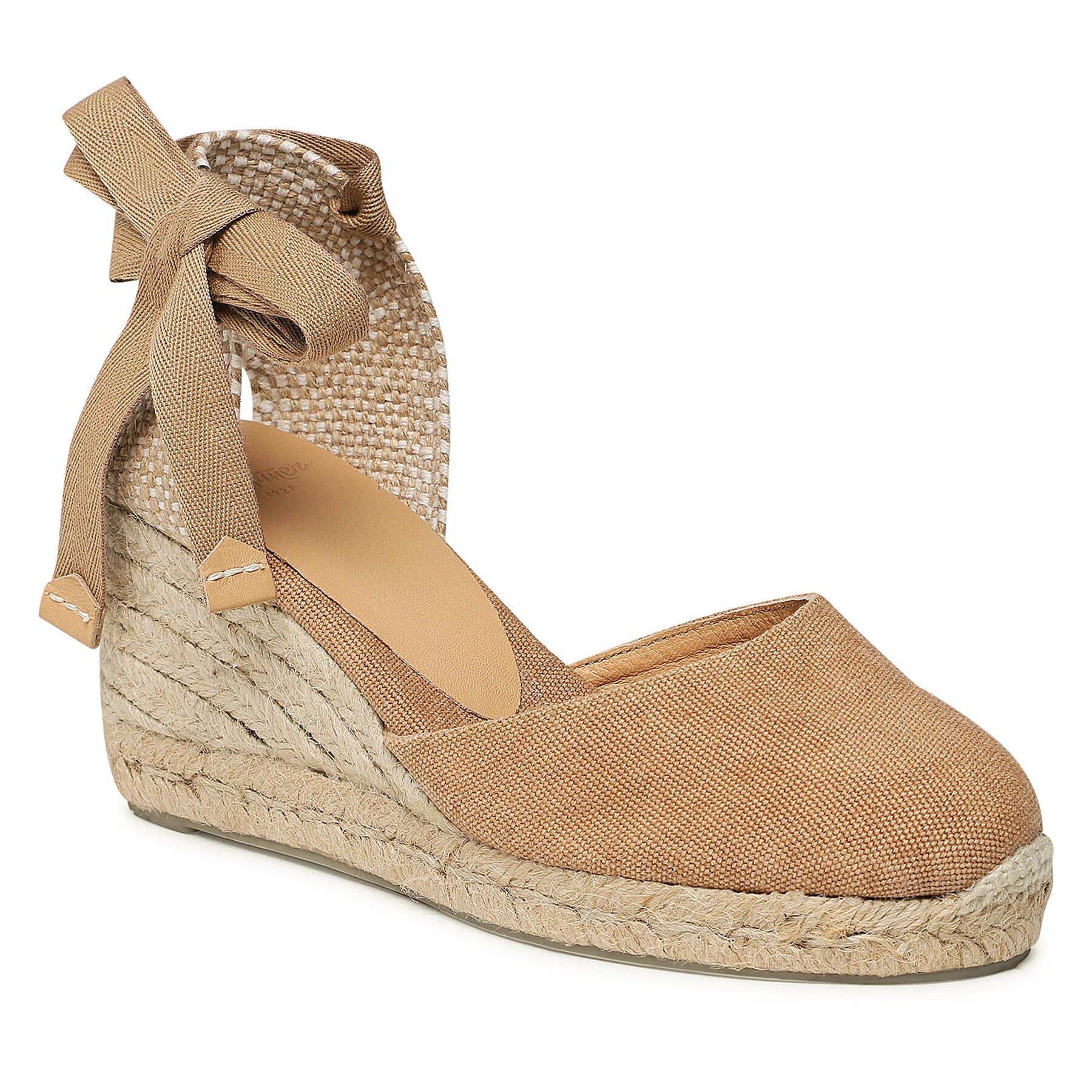 Castañer Espadrilles Carina/6/002 021644-2008 Bézs - Pepit.hu