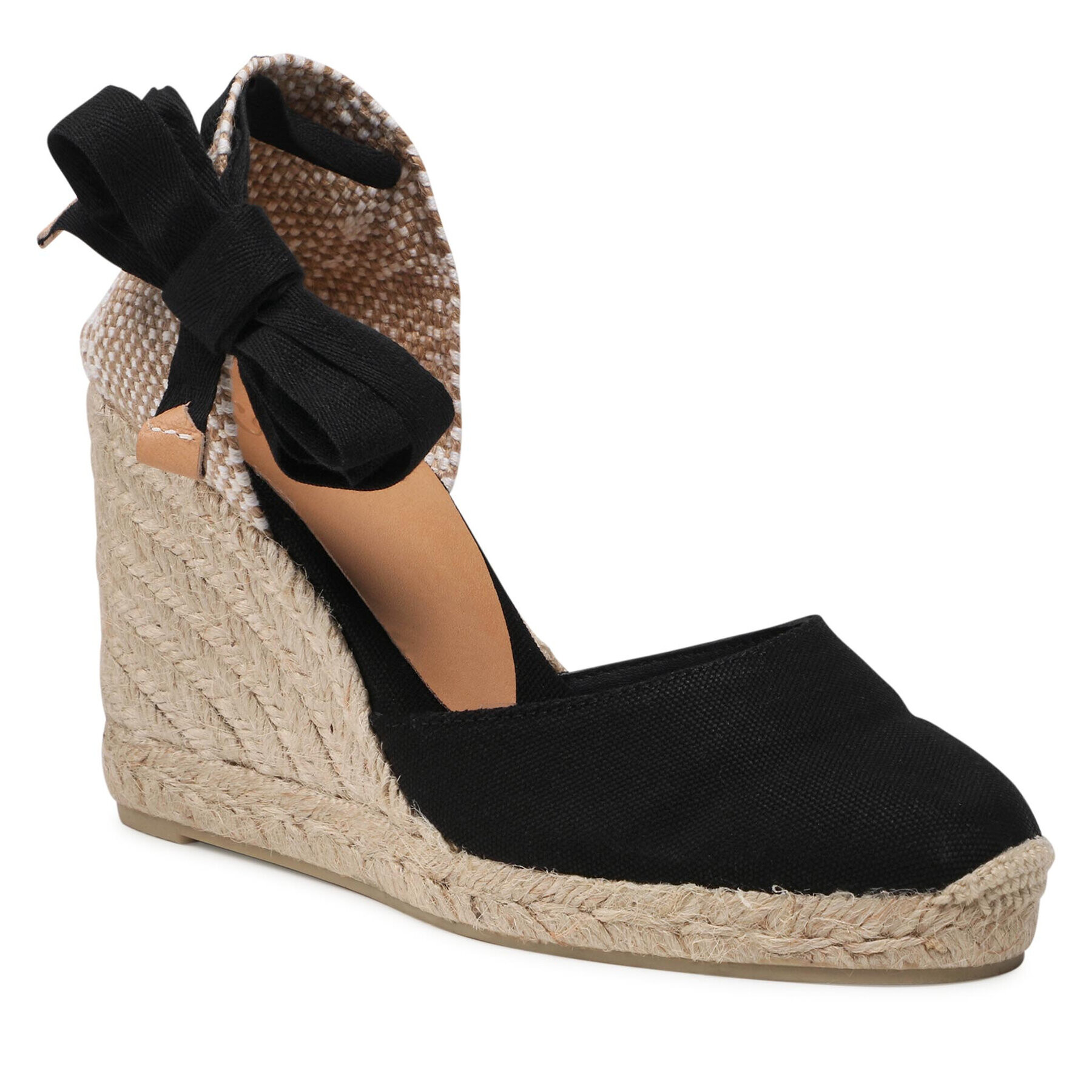 Castañer Espadrilles Carina/8/001 020962-100 Fekete - Pepit.hu