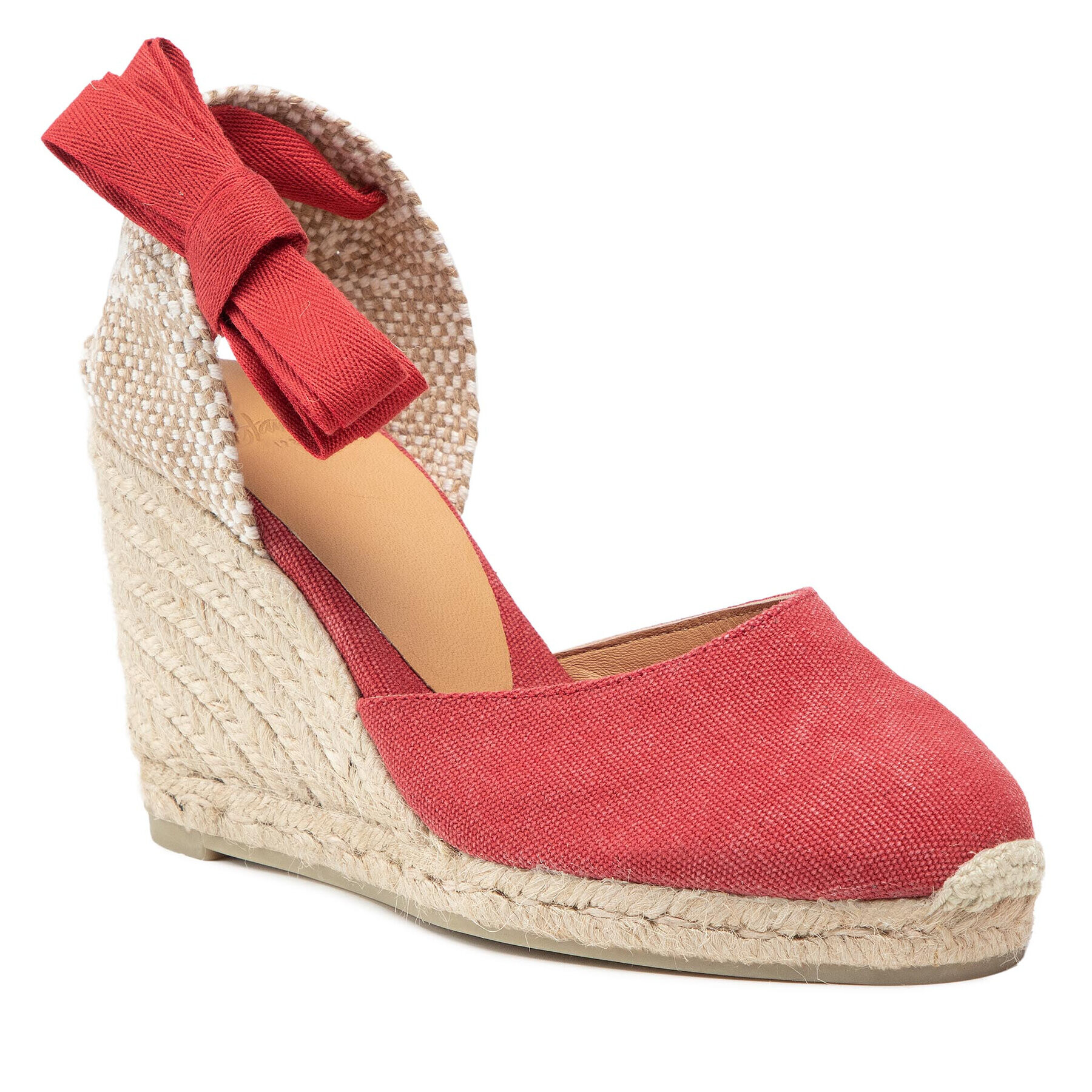 Castañer Espadrilles Carina/8/002 021642-604 Piros - Pepit.hu