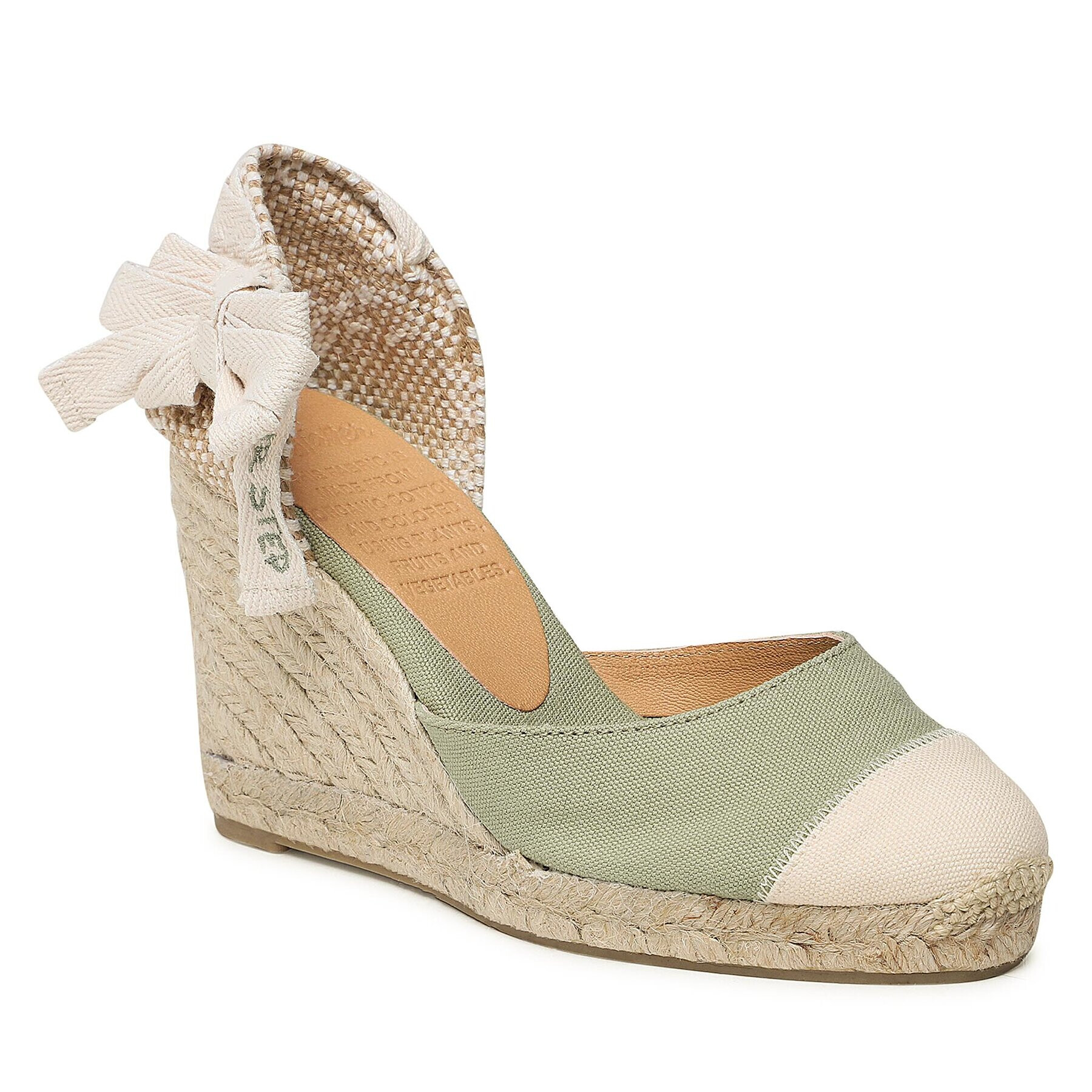 Castañer Espadrilles Carina/8/146 023129-414 Zöld - Pepit.hu