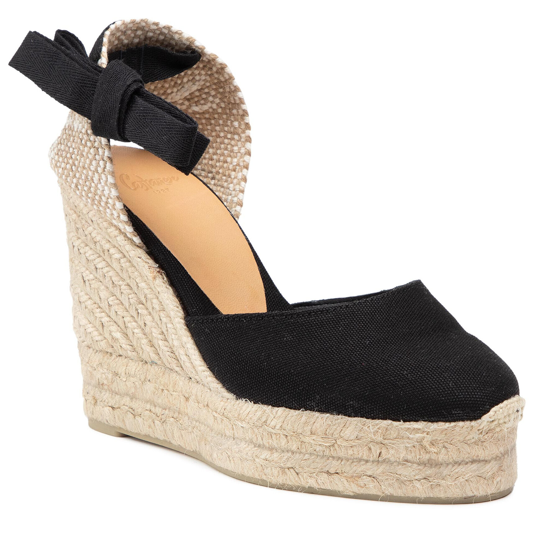 Castañer Espadrilles Carina/8ED/001 020961-100 Fekete - Pepit.hu