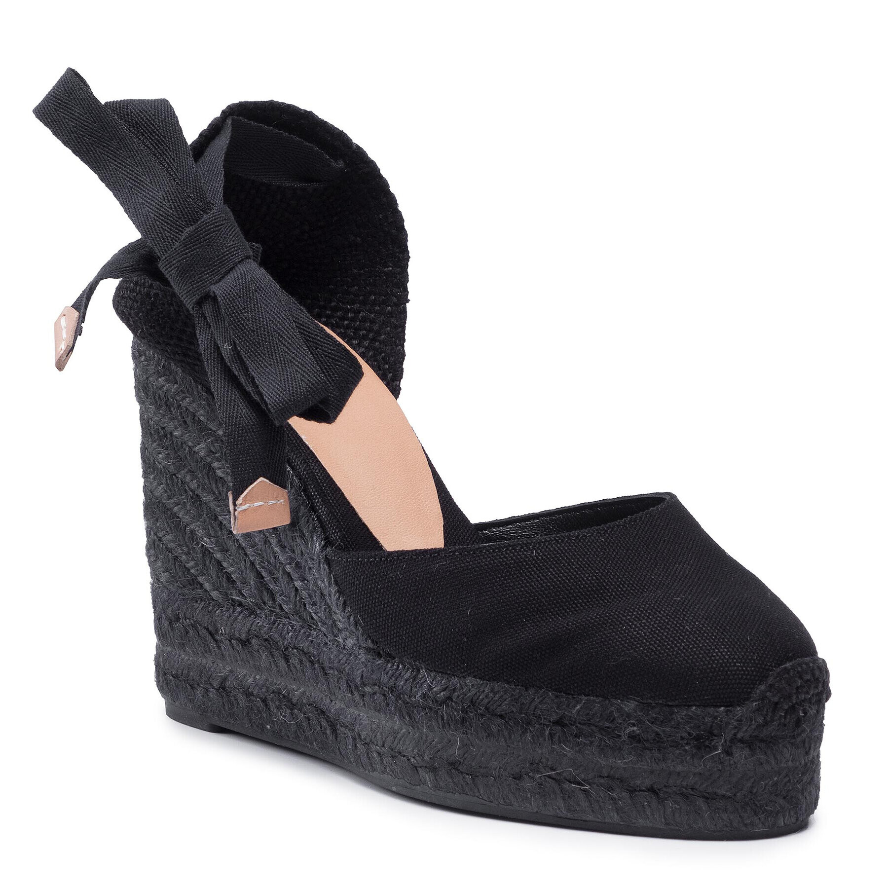 Castañer Espadrilles Carina C/8ED/001 020966-100 Fekete - Pepit.hu