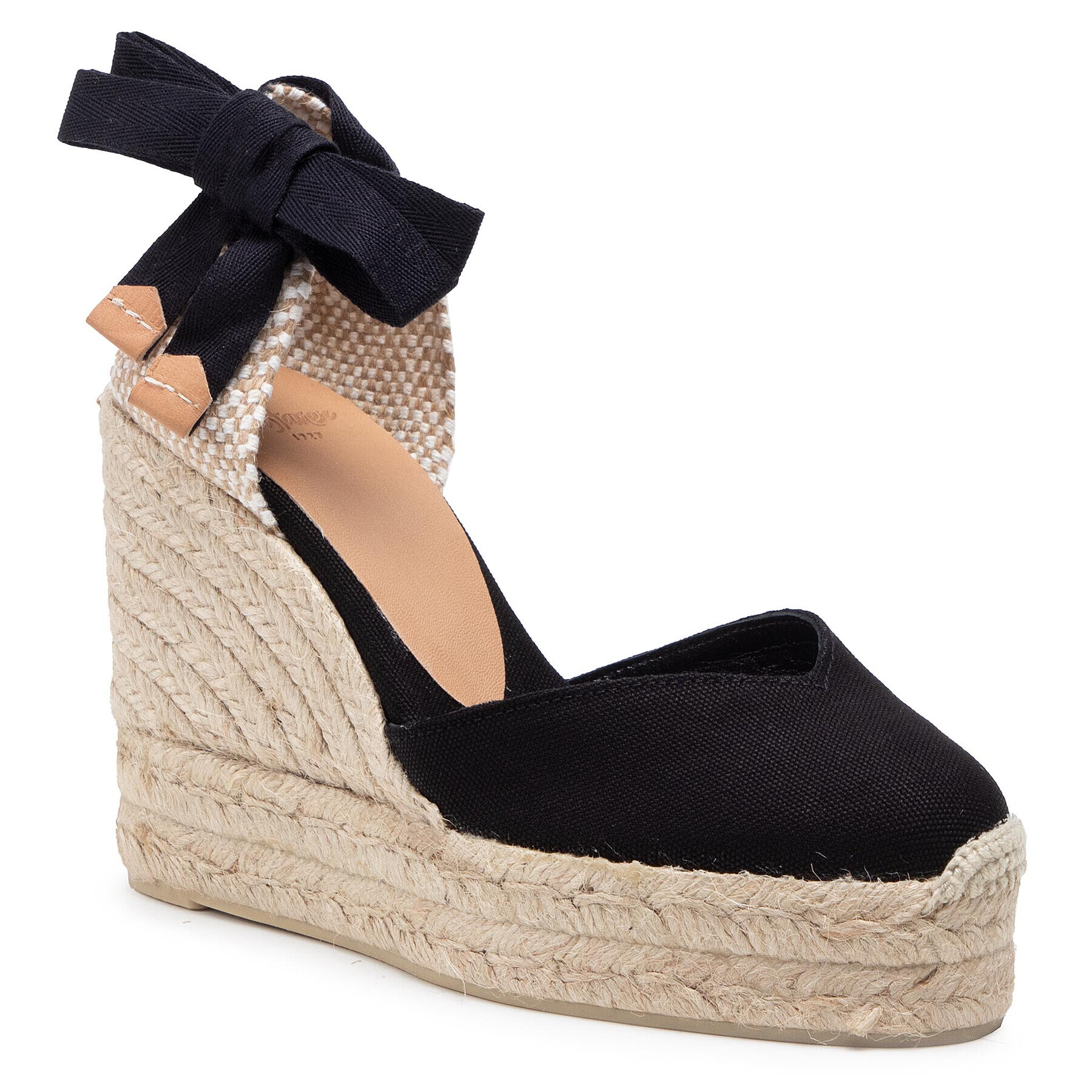 Castañer Espadrilles Chiara/8ED/001 020992-100 Fekete - Pepit.hu