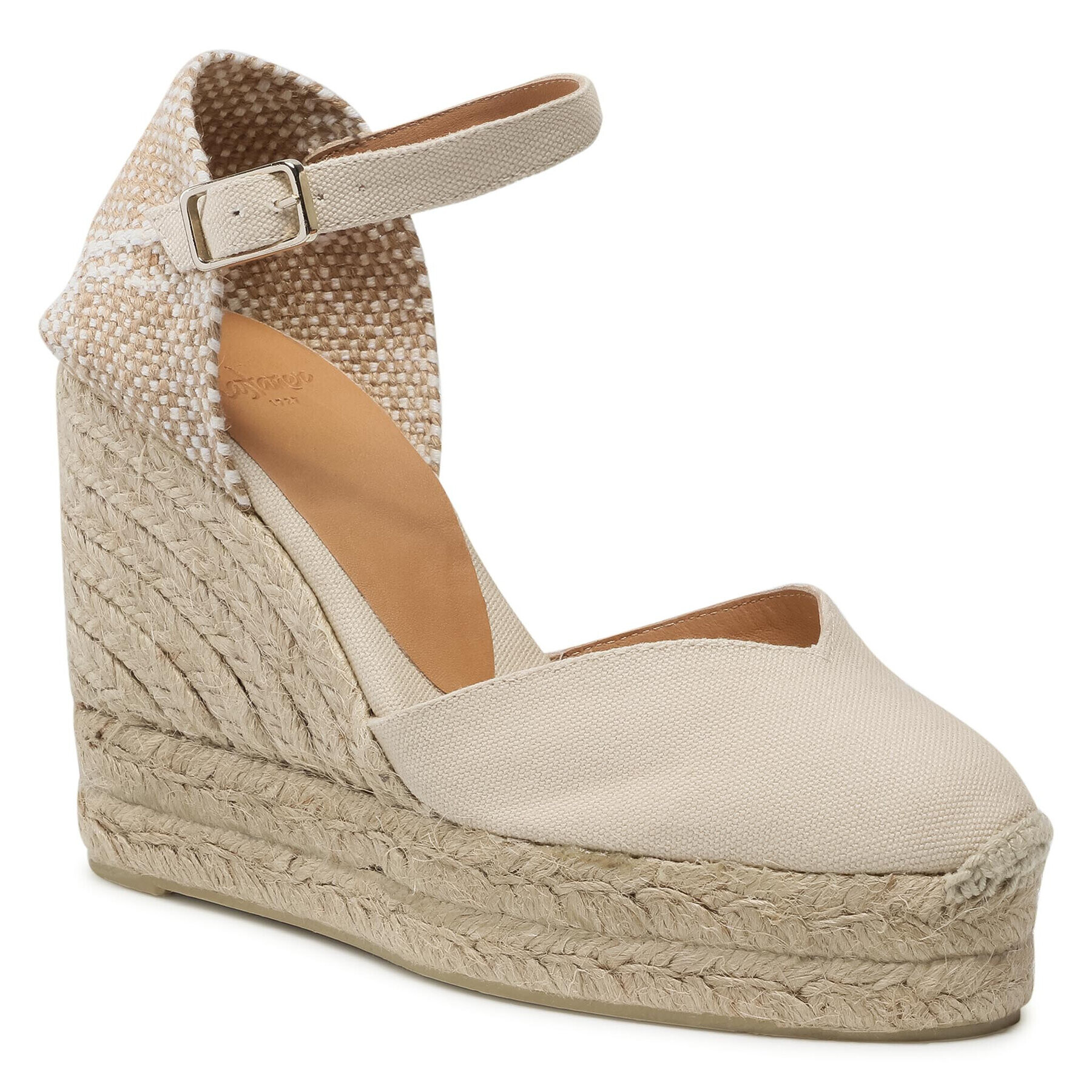 Castañer Espadrilles Chiarita/8ED/001 020983-203 Bézs - Pepit.hu