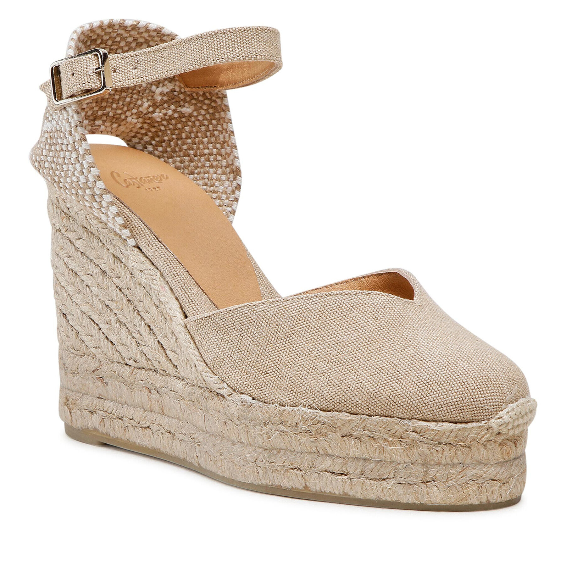 Castañer Espadrilles Chiarita/8ED/002 022206-2017-35 Bézs - Pepit.hu