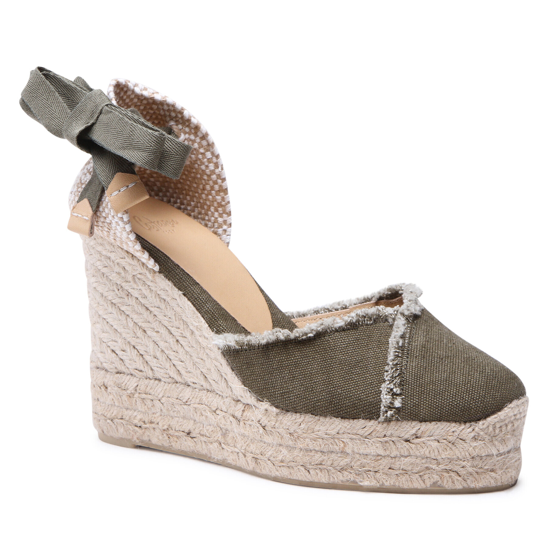 Castañer Espadrilles Clarina/8ed/002 022983-414 Zöld - Pepit.hu