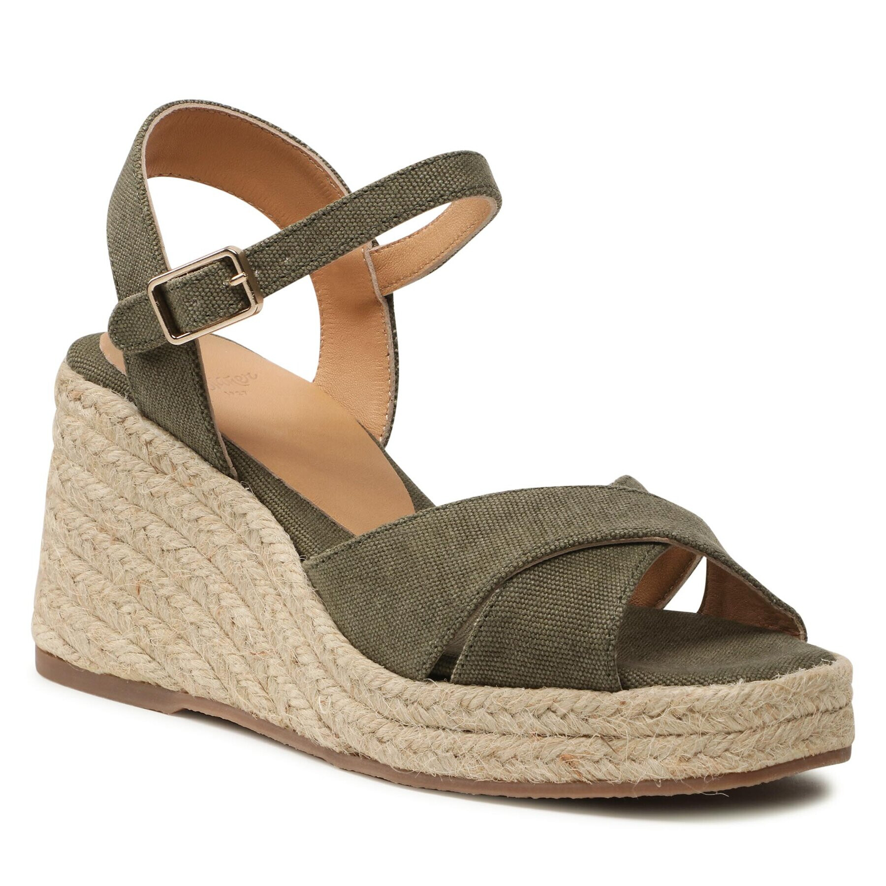 Castañer Espadrilles Thea Jute/002 Zöld - Pepit.hu