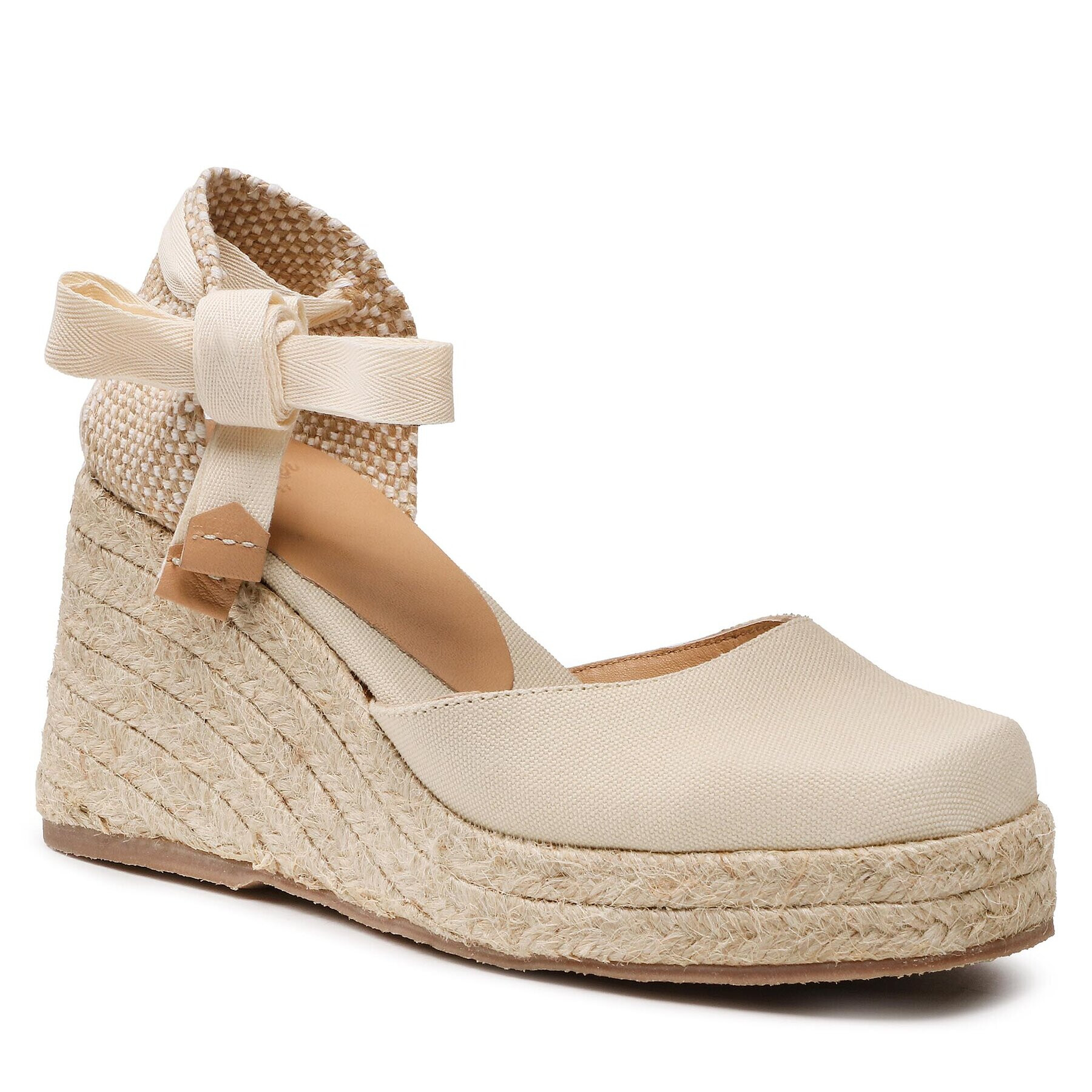 Castañer Espadrilles Tina Jute/001 023071-203 Fehér - Pepit.hu