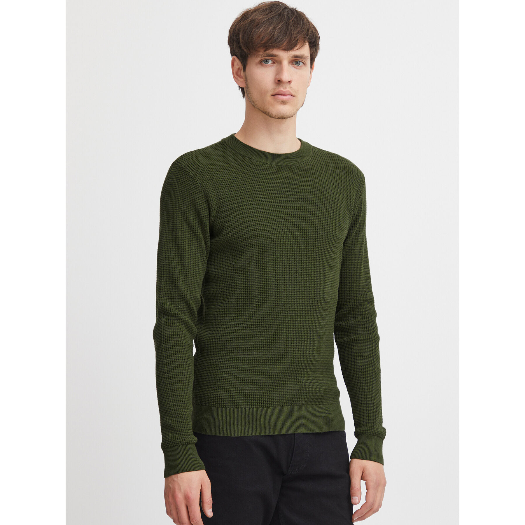 Casual Friday Sweater 20504787 Zöld Slim Fit - Pepit.hu