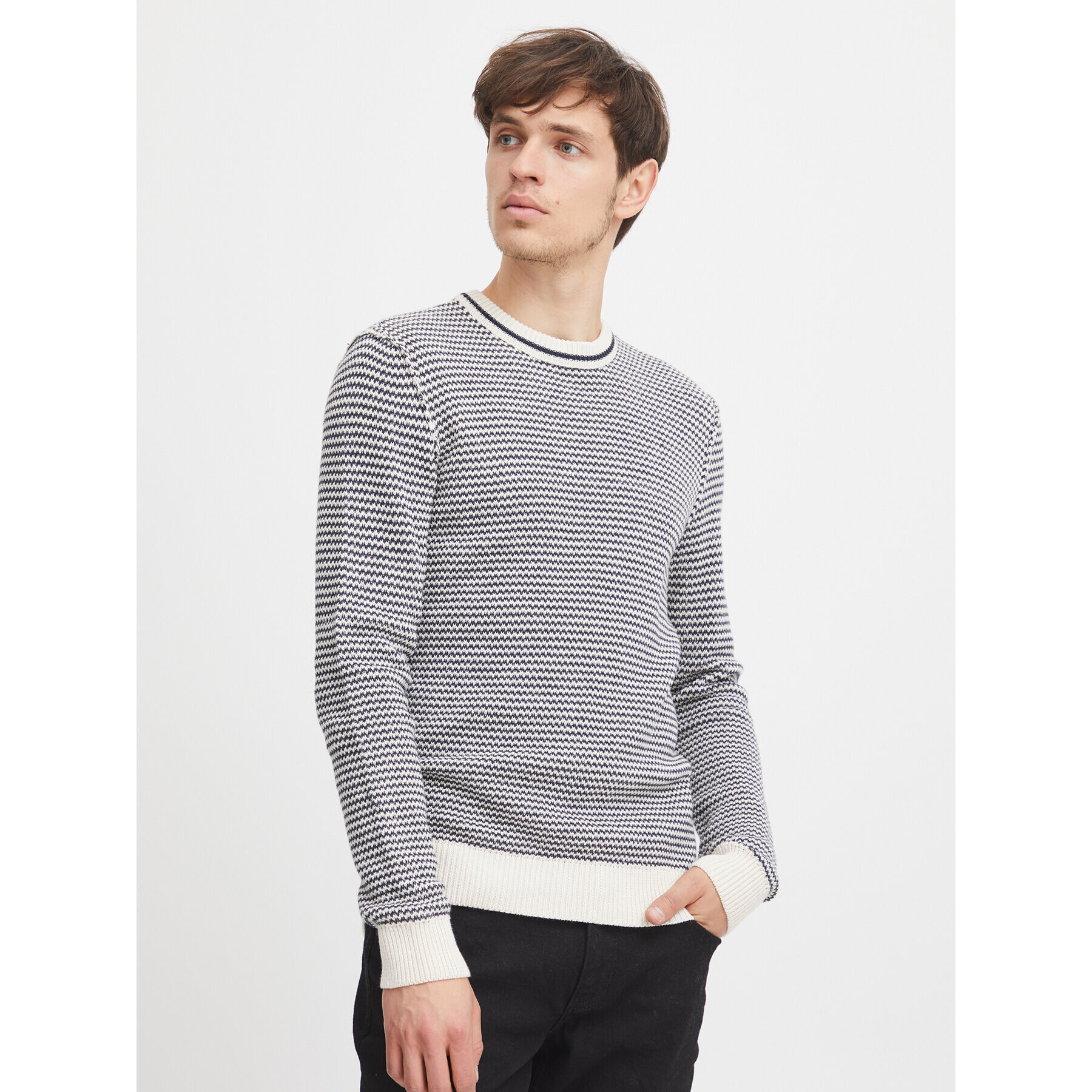 Casual Friday Sweater 20504790 Bézs Regular Fit - Pepit.hu