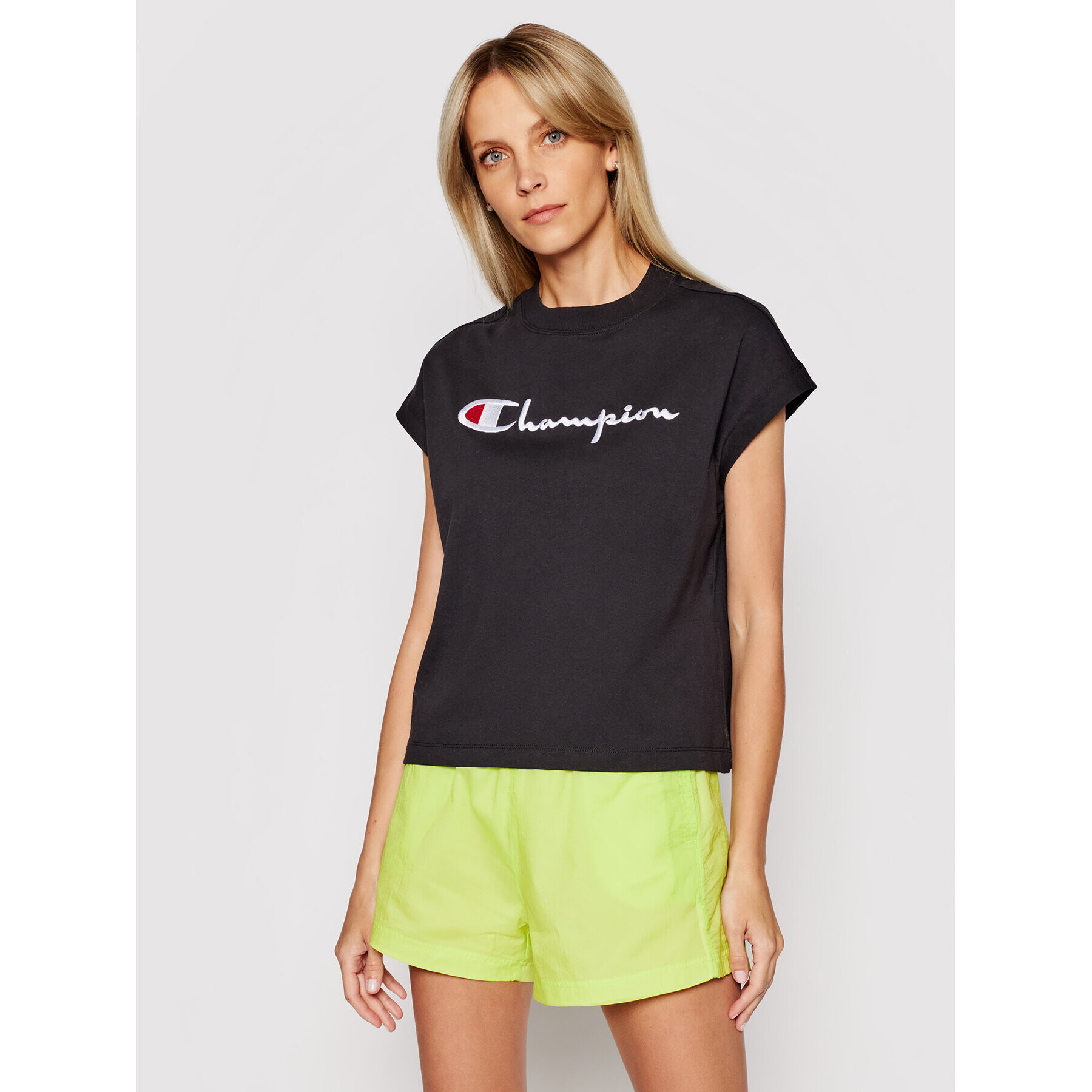 Champion Blúz 112736 Fekete Relaxed Fit - Pepit.hu