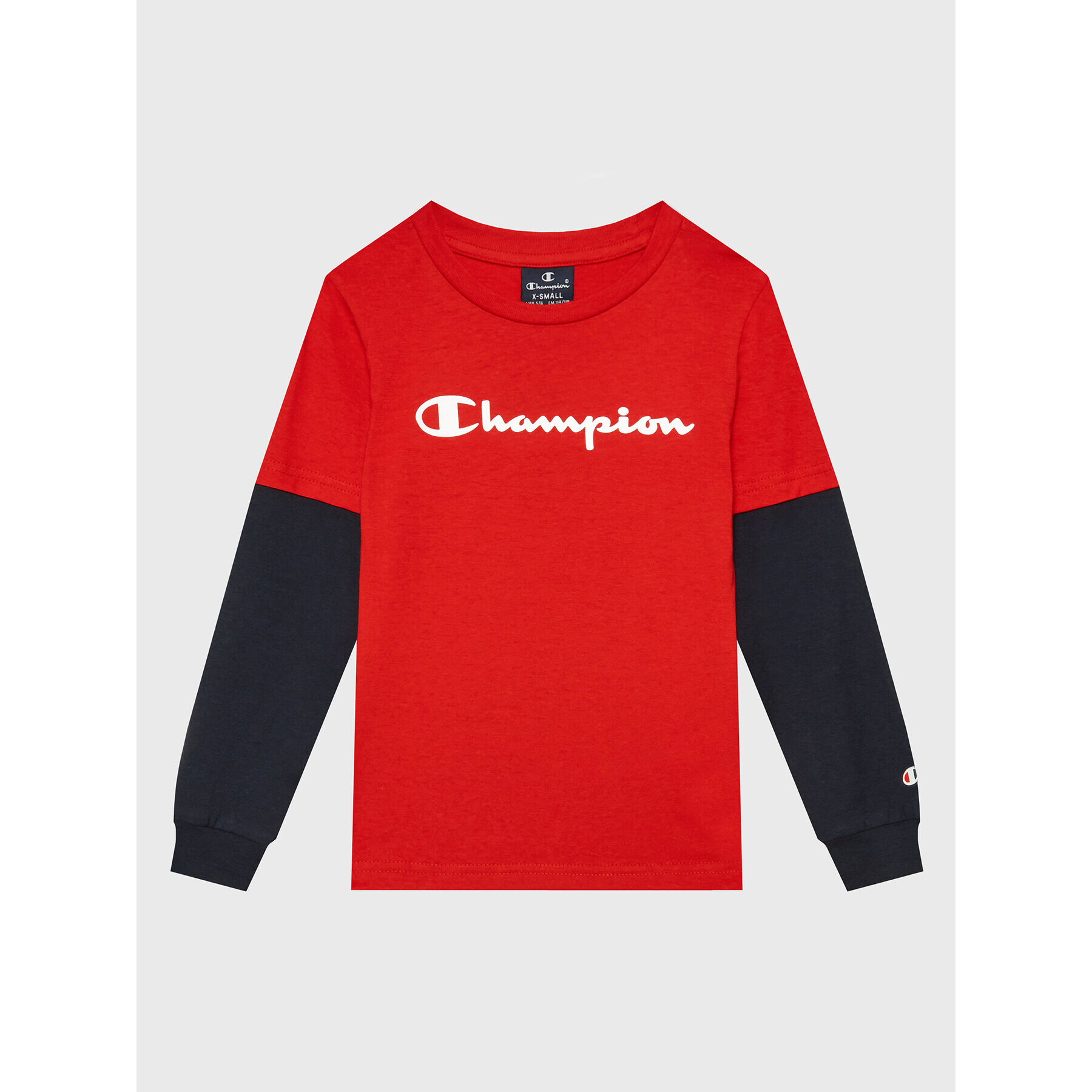 Champion Blúz Script Logo 305367 Piros Regular Fit - Pepit.hu