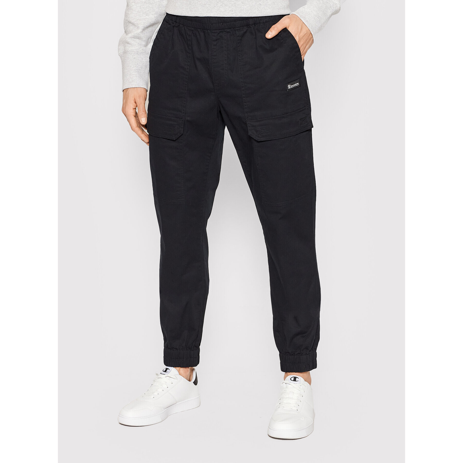 Champion Joggers 217179 Fekete Custom Fit - Pepit.hu