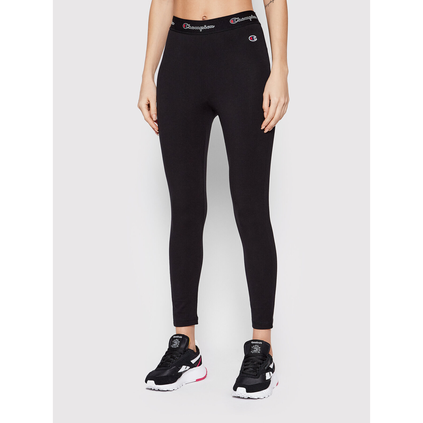 Champion Leggings Crop 115338 Fekete Athletic Fit - Pepit.hu