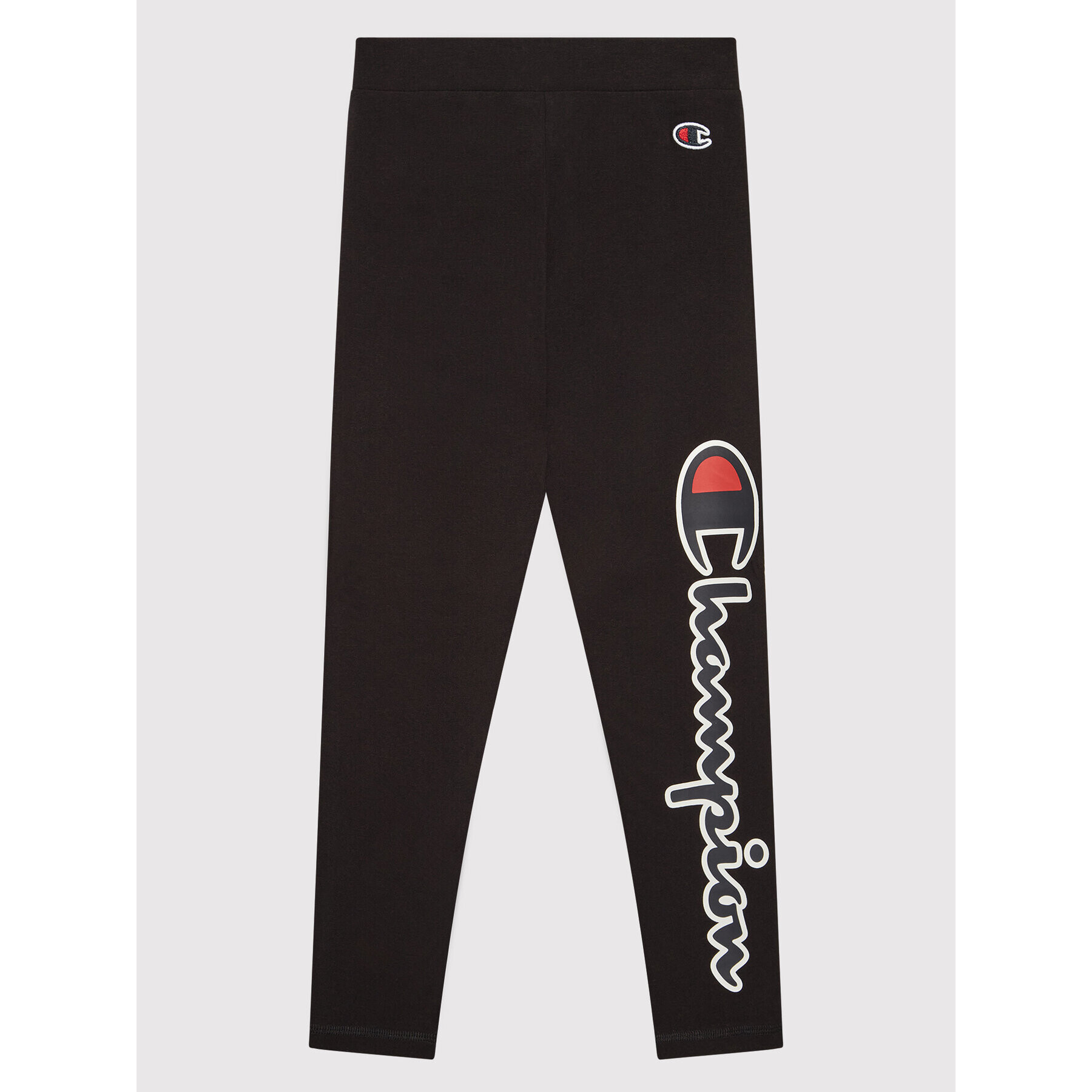 Champion Leggings Logo Script 404230 Fekete Regular Fit - Pepit.hu