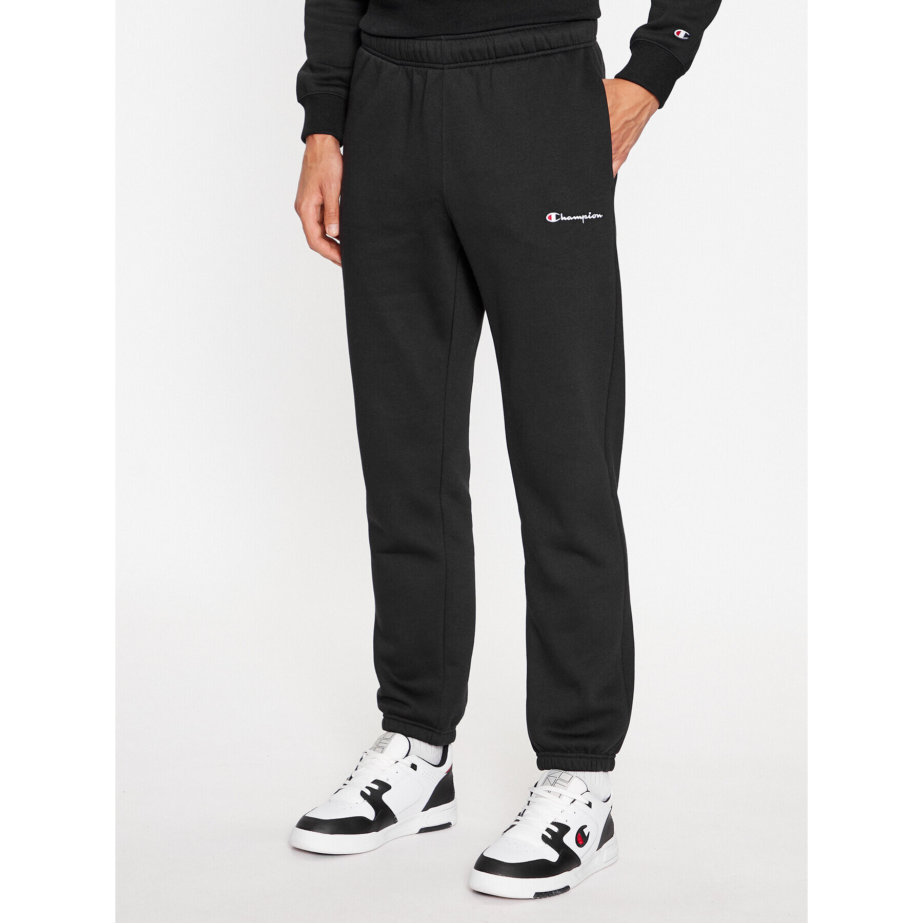 Champion Melegítő alsó Elastic Cuff Pants 219420 Fekete Comfort Fit - Pepit.hu