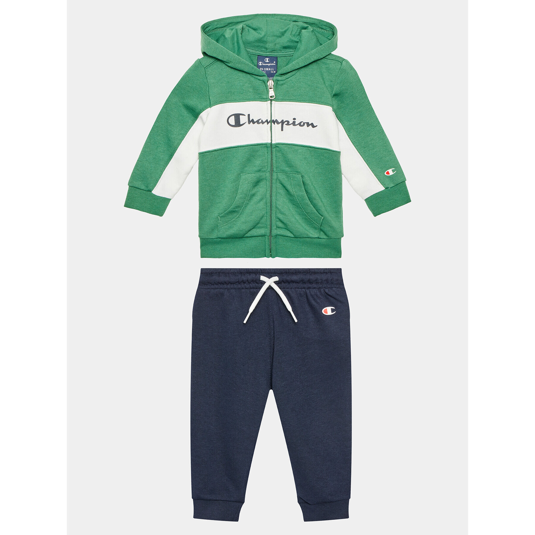 Champion Melegítő ruha szett 306304 Zöld Regular Fit - Pepit.hu