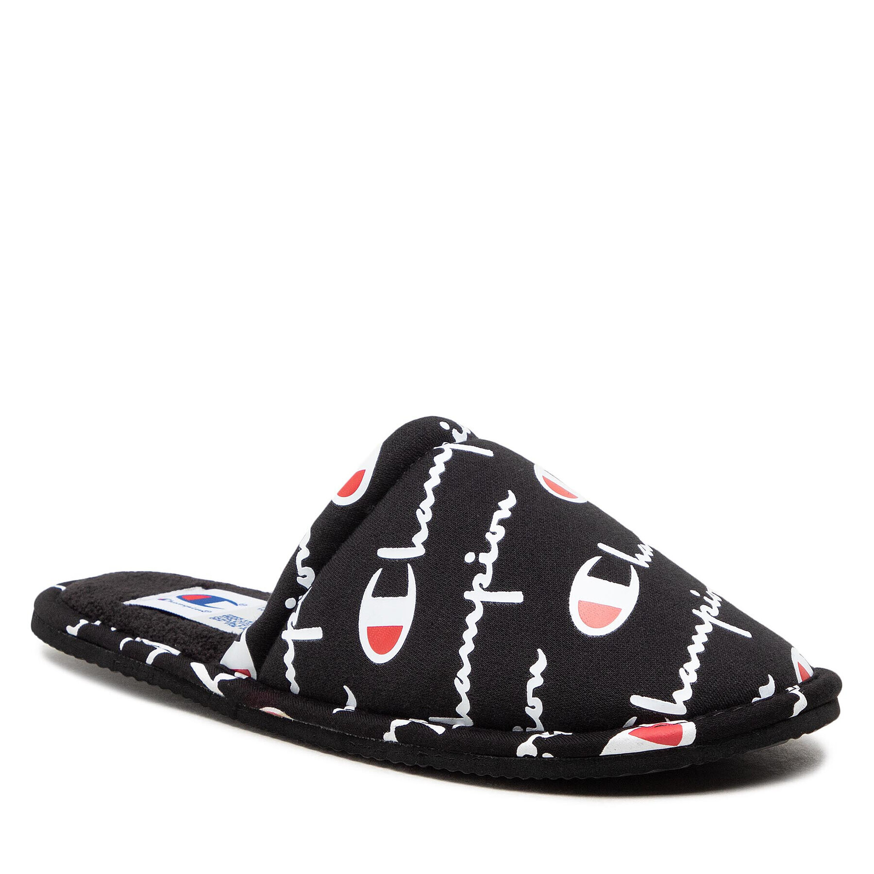 Champion Papucs Slide Sleepover Script S21762-CHA-KK001 Fekete - Pepit.hu