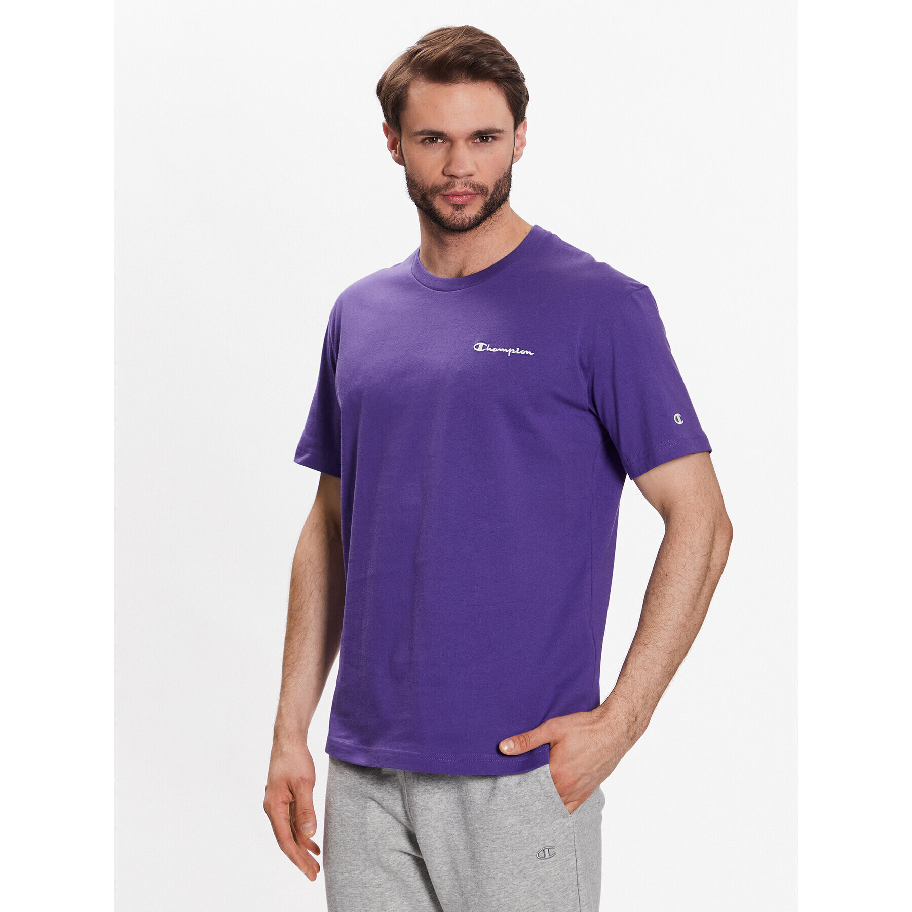 Champion Póló 218928 Lila Regular Fit - Pepit.hu