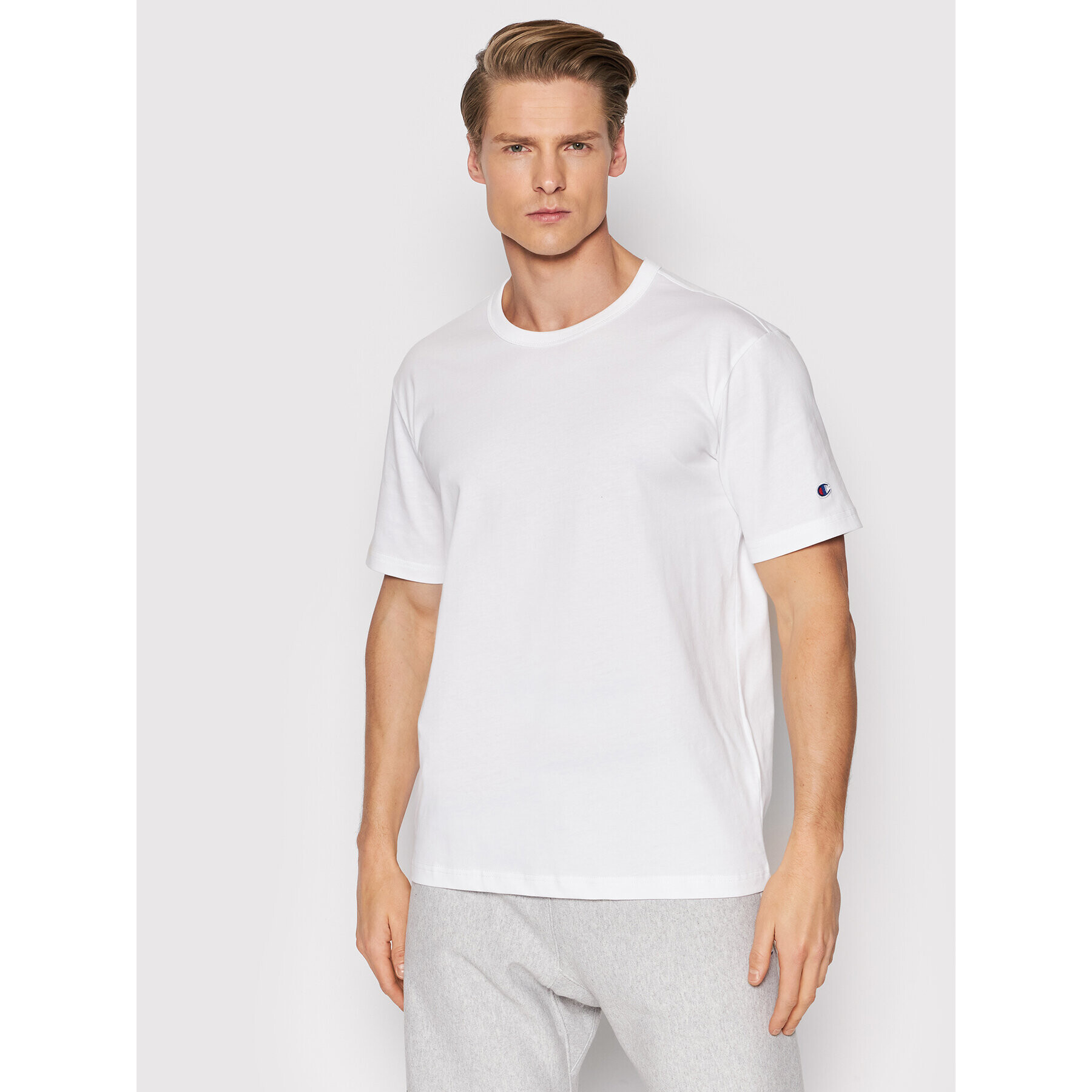 Champion Póló Basic 216546 Fehér Regular Fit - Pepit.hu