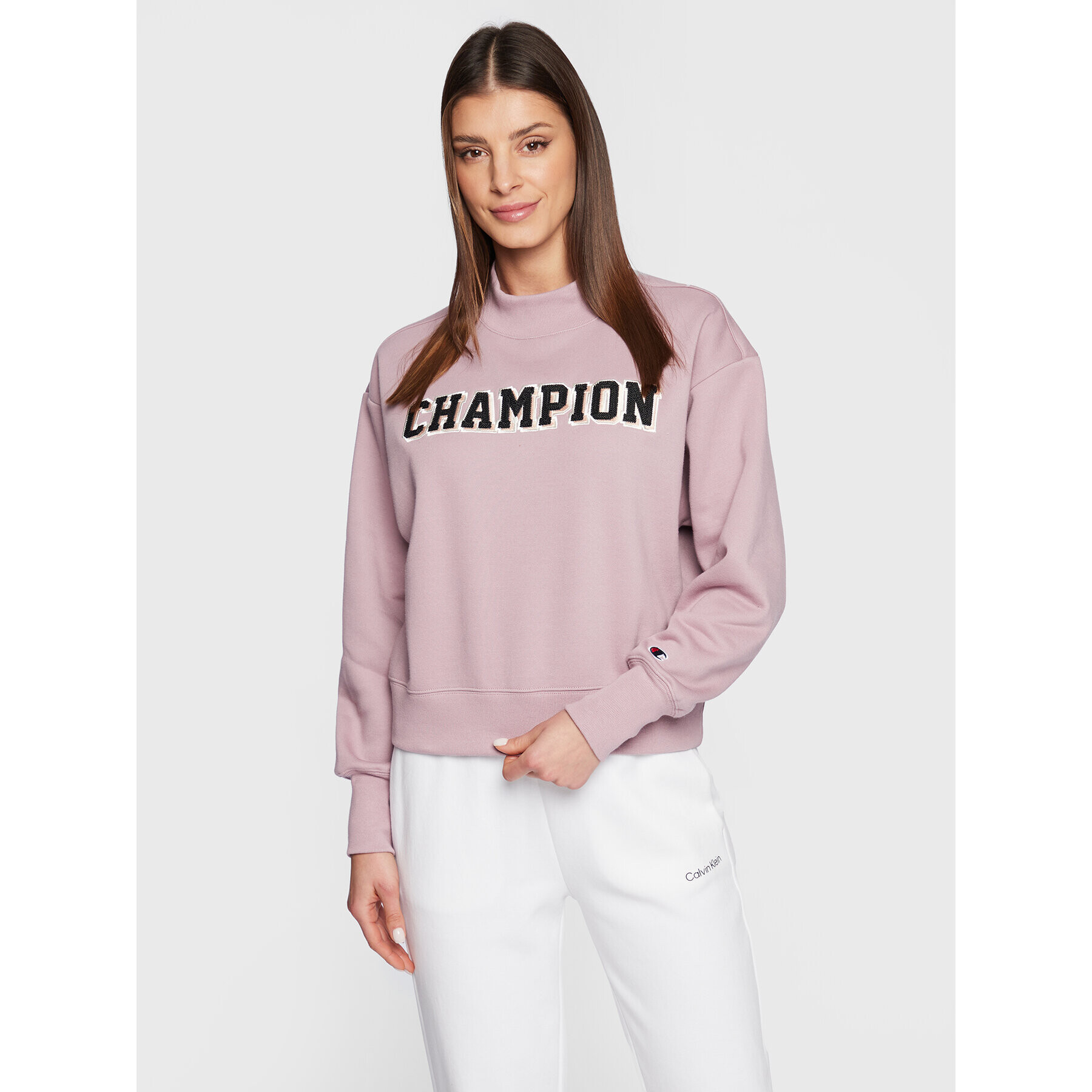 Champion Pulóver 115439 Lila Custom Fit - Pepit.hu