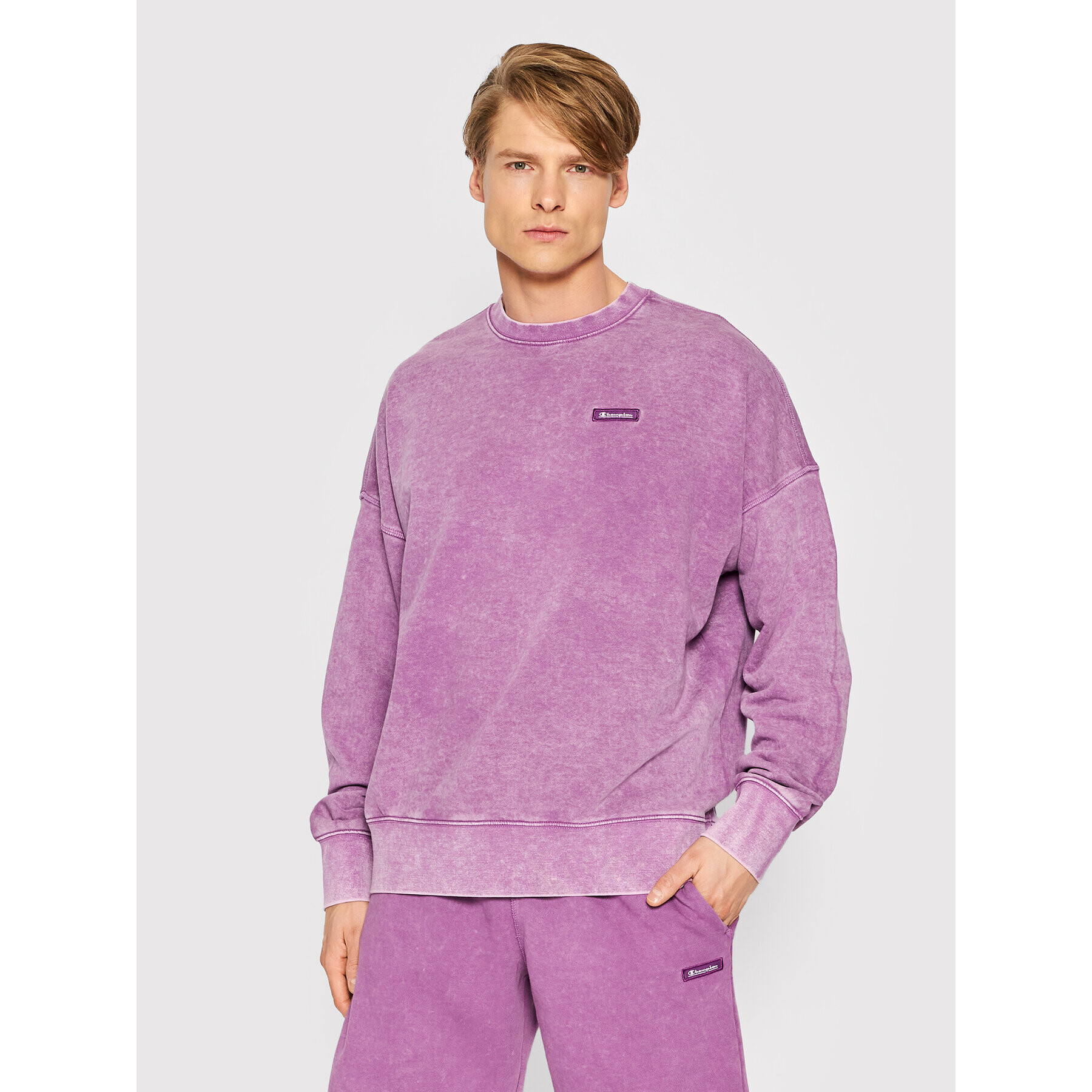 Champion Pulóver 217084 Lila Baggy Fit - Pepit.hu