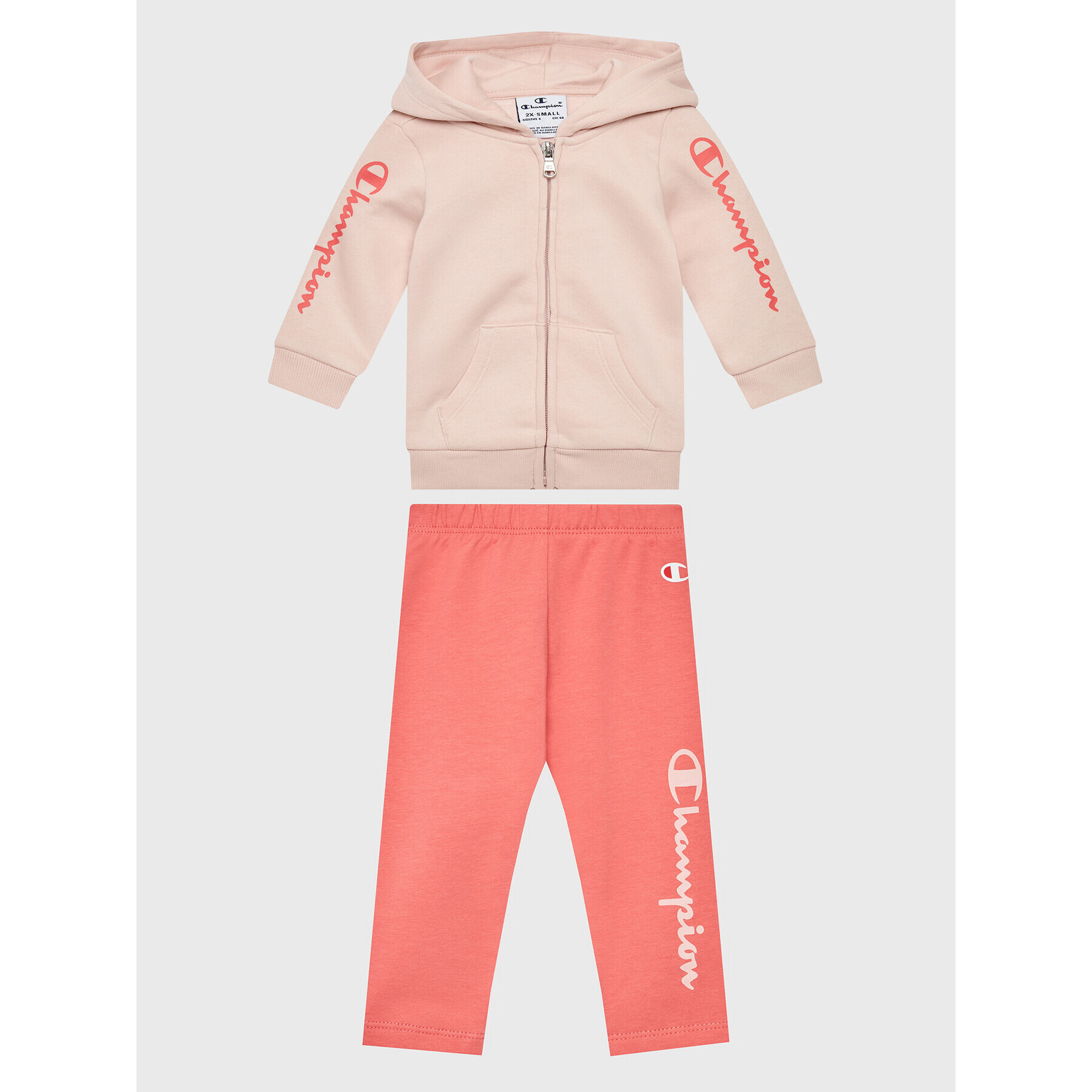 Champion Pulóver és leggins szett 404503 Rózsaszín Regular Fit - Pepit.hu