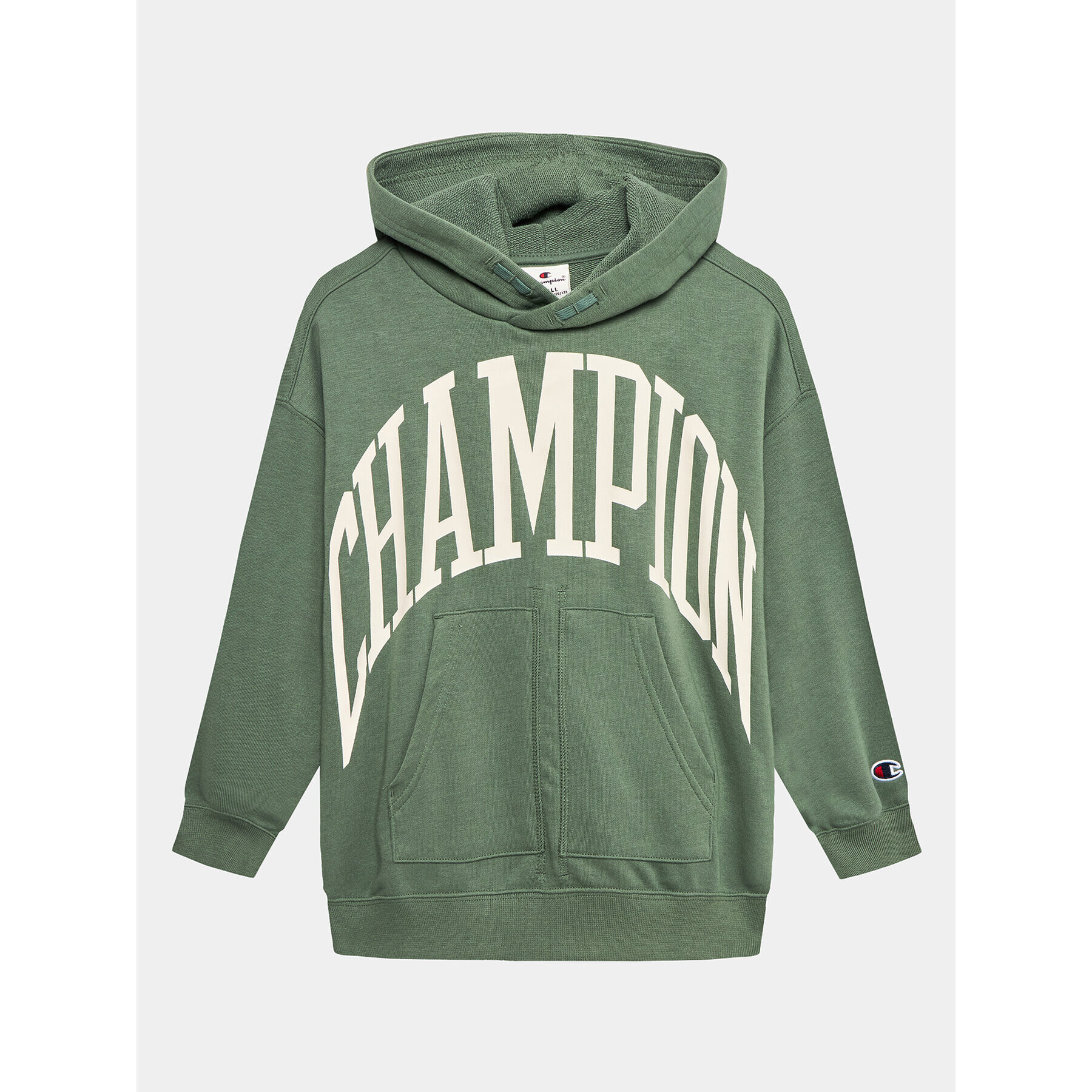 Champion Pulóver Maxi Bookstore 306358 Zöld Oversize - Pepit.hu