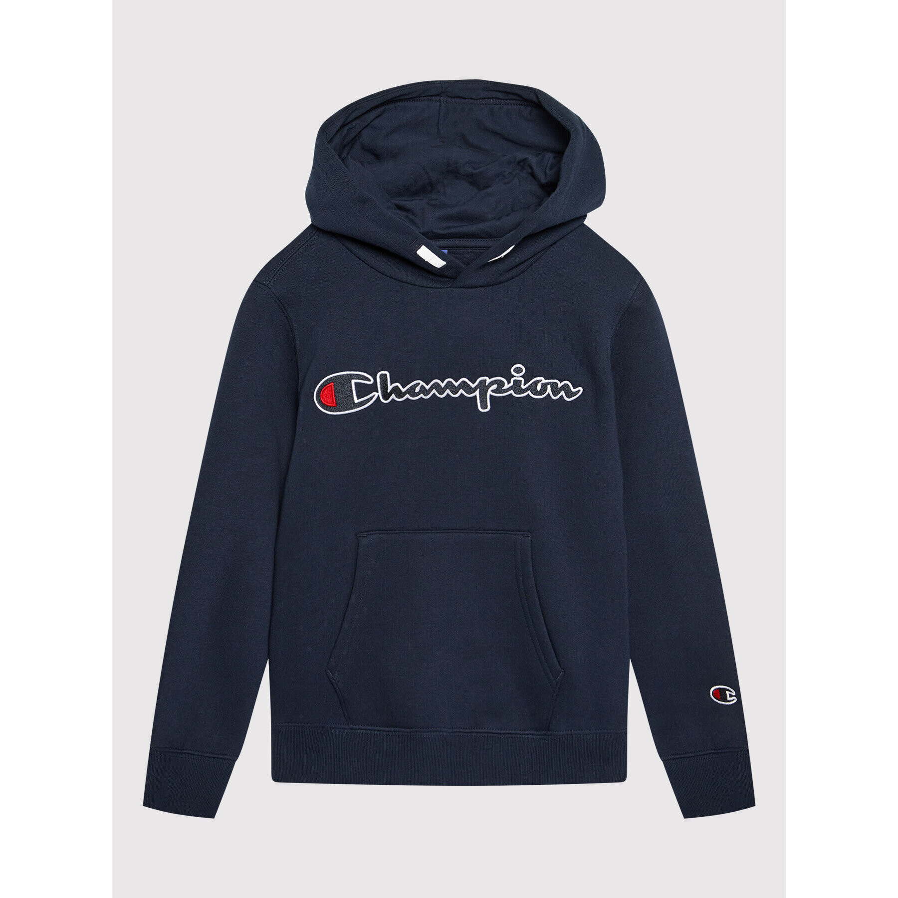 Champion Pulóver Script Logo 305765 Sötétkék Regular Fit - Pepit.hu