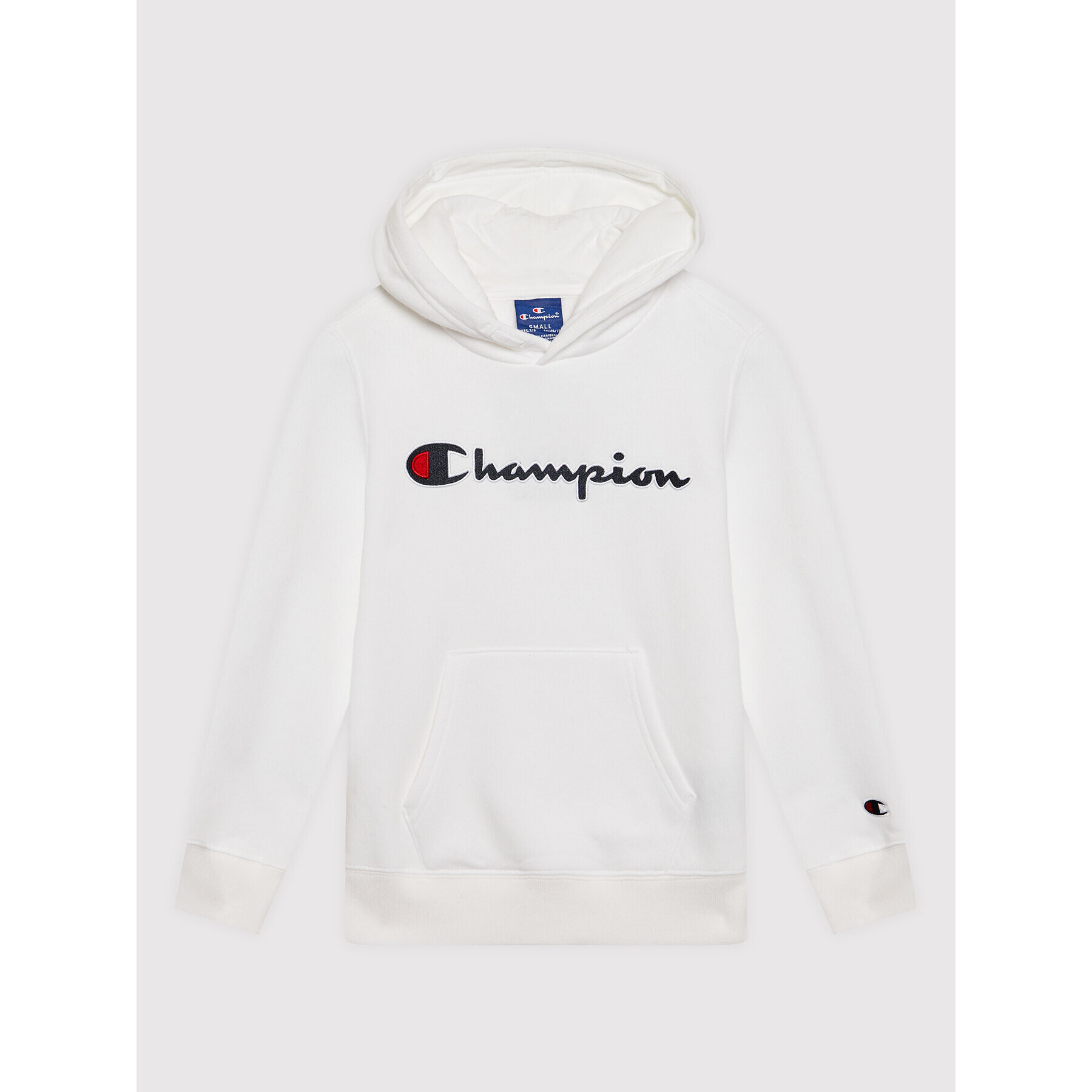 Champion Pulóver Script Logo Script Logo Fehér Regular Fit - Pepit.hu