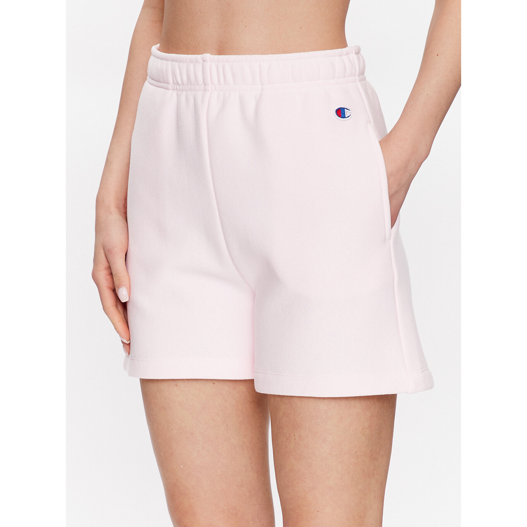 Champion Sport rövidnadrág Minimal Reverse Weave 116247 Rózsaszín Regular Fit - Pepit.hu