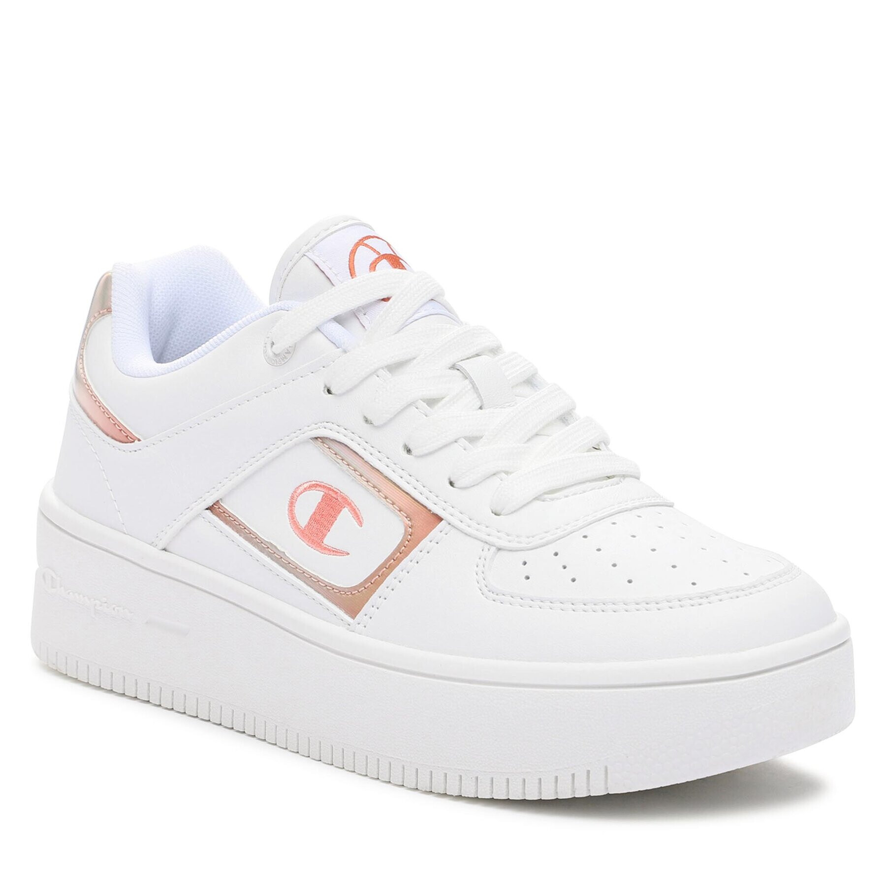 Champion Sportcipő Foul Play Plat Metal Low Cut Shoe S11599-WW001 Fehér - Pepit.hu