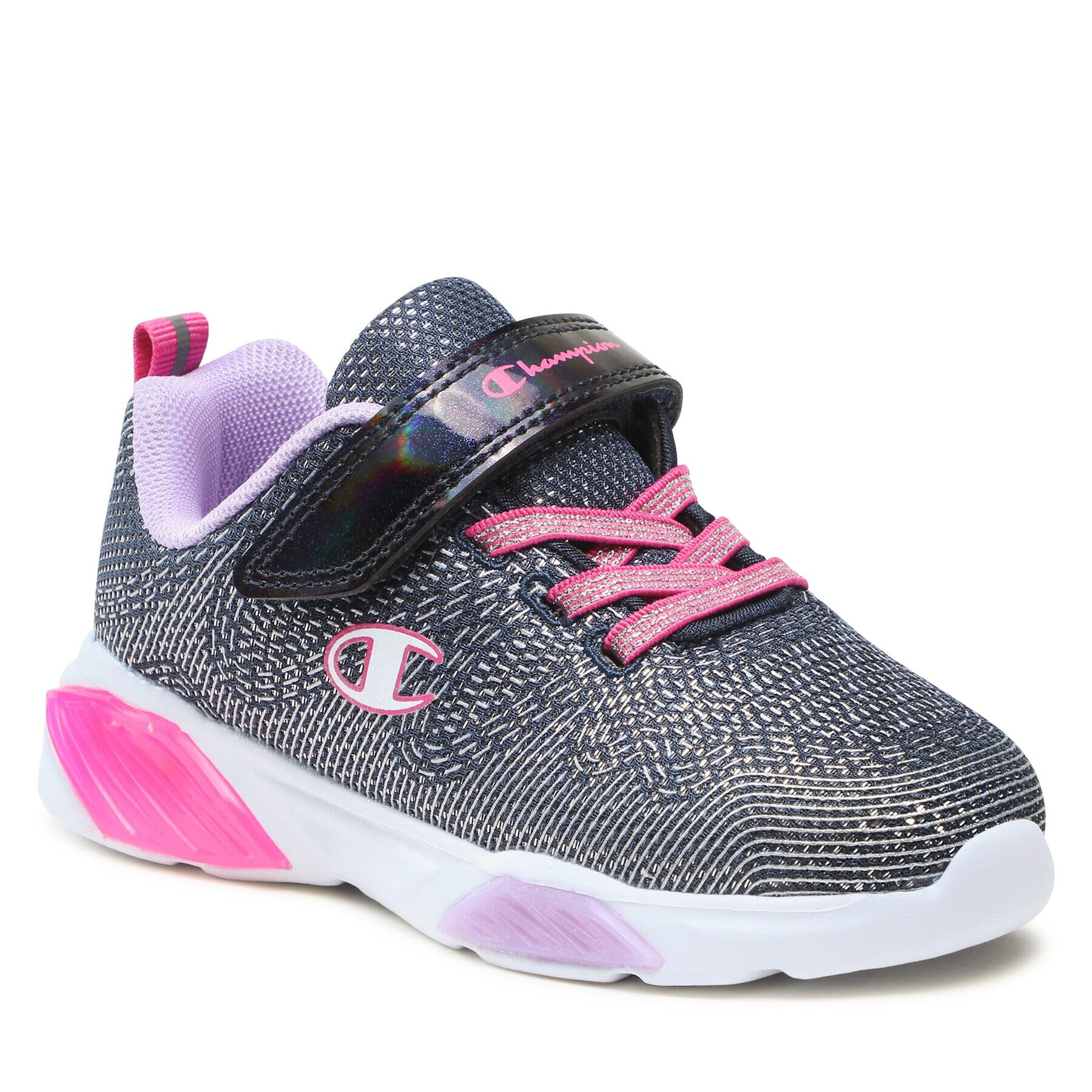 Champion Sportcipő Low Cut Shoe Wave Sparkle G Ps S32780-BS502 Sötétkék - Pepit.hu