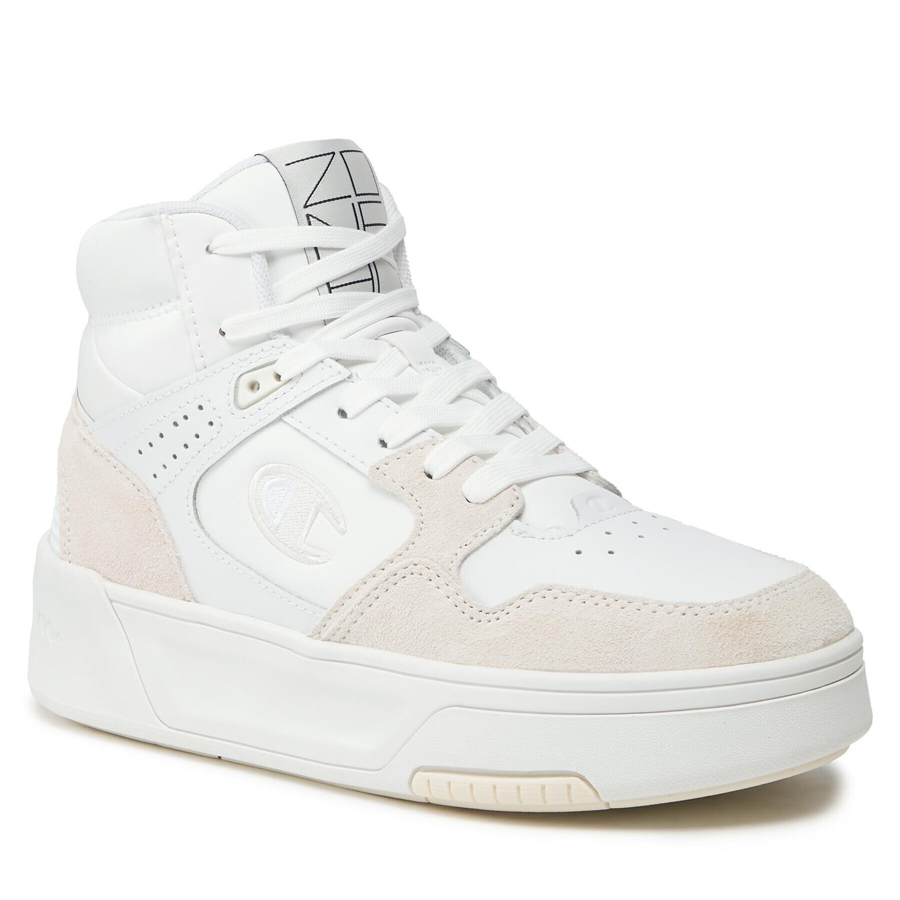 Champion Sportcipő Z80 Hi Platform Sl Mid Cut Shoe S11598-WW001 Fehér - Pepit.hu