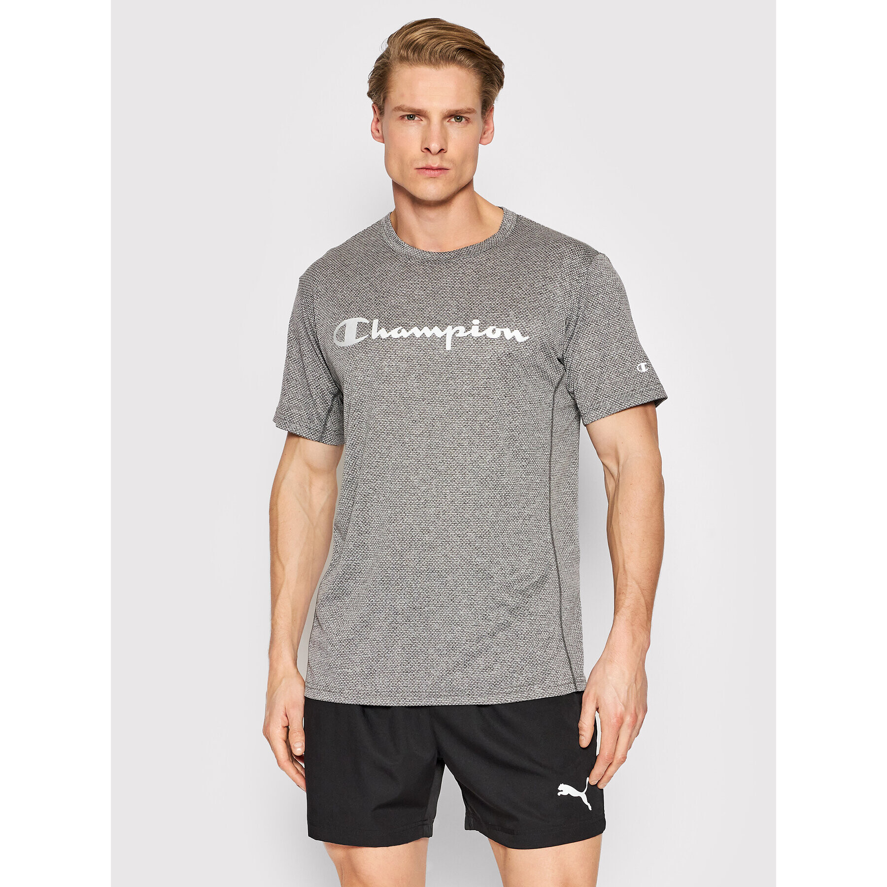 Champion Technikai póló 217090 Szürke Athletic Fit - Pepit.hu