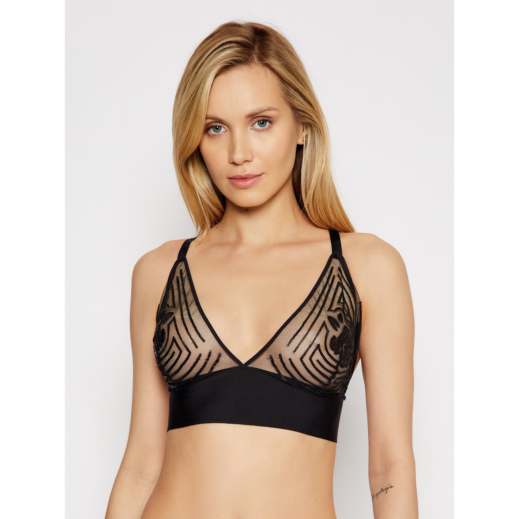 Chantal Thomass Bralette melltartó Vibe T06D30 Fekete - Pepit.hu