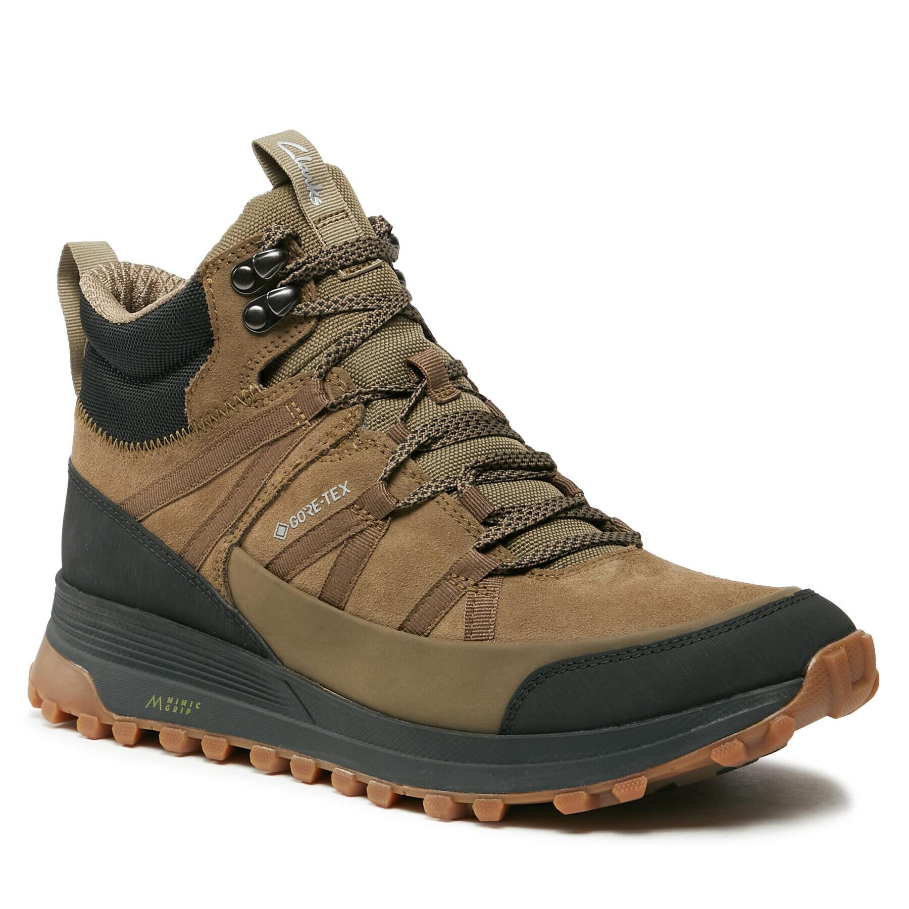 Clarks Bakancs ATLTrekRiseGtx GORE-TEX 261726927 Khaki - Pepit.hu