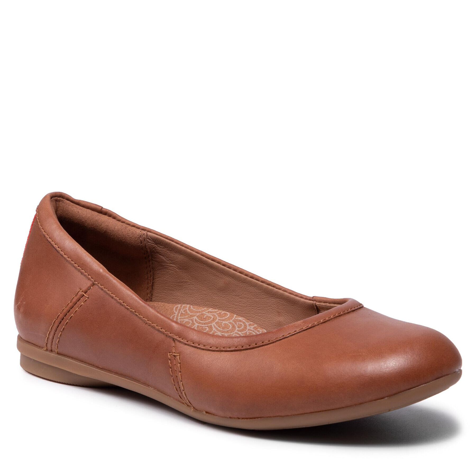 Clarks Balerina Canebay Plain 261614744 Barna - Pepit.hu