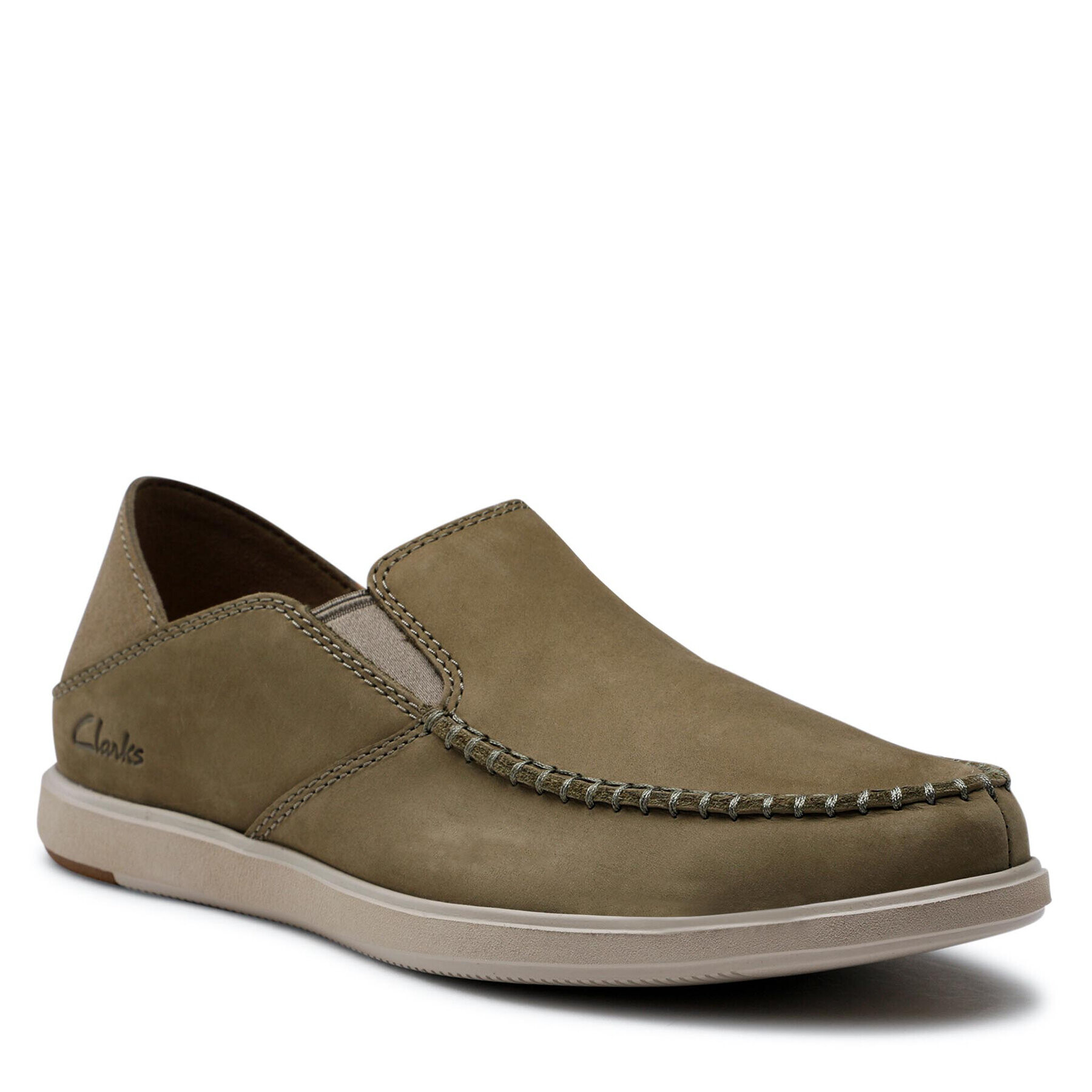 Clarks Félcipő Bratton Slip 26165844 Zöld - Pepit.hu