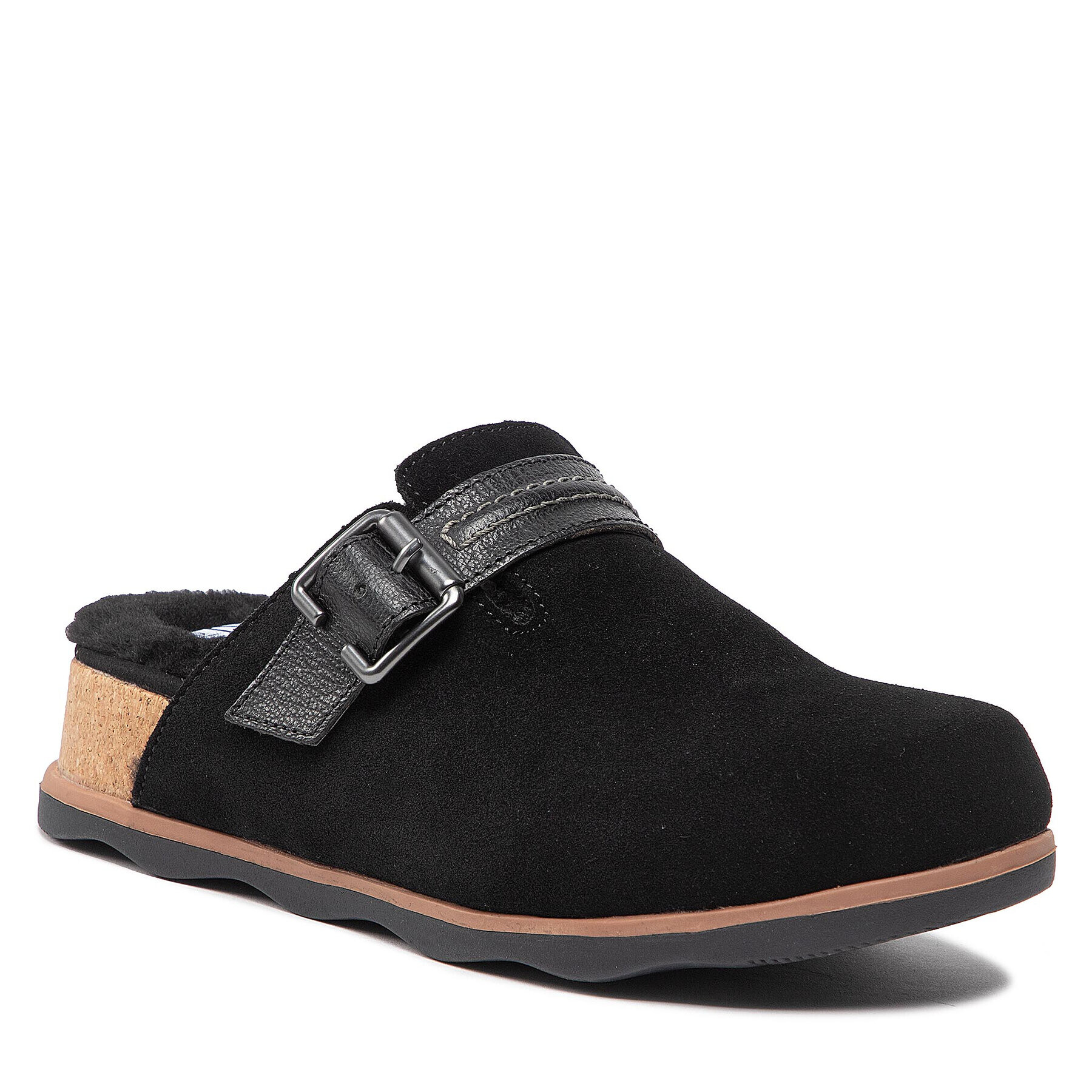 Clarks Papucs Brynn Slide 261664914 Fekete - Pepit.hu