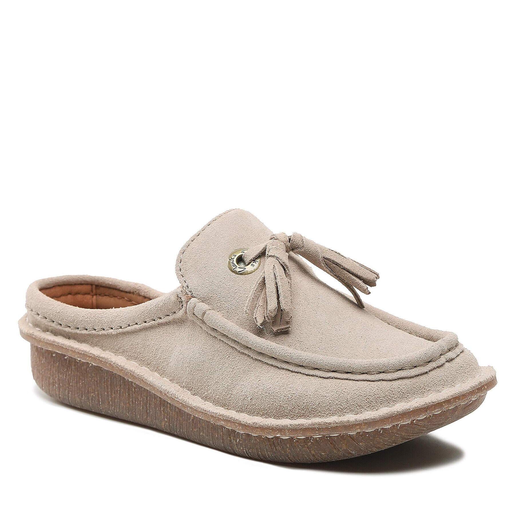 Clarks Papucs Funny Clog 261643844 Bézs - Pepit.hu