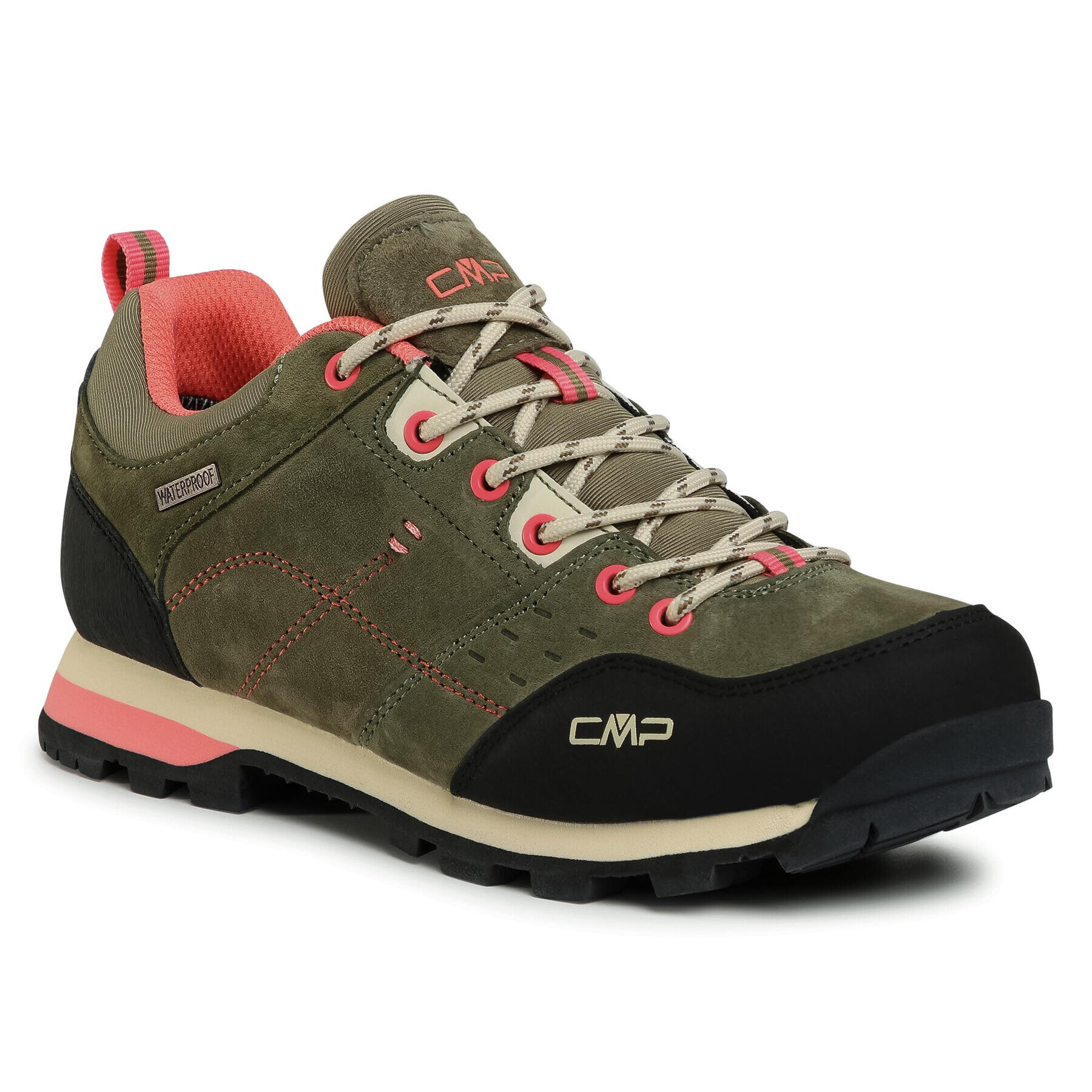 CMP Bakancs Alcor Low Wmn Trekking Shoes Wp 39Q4896 Zöld - Pepit.hu